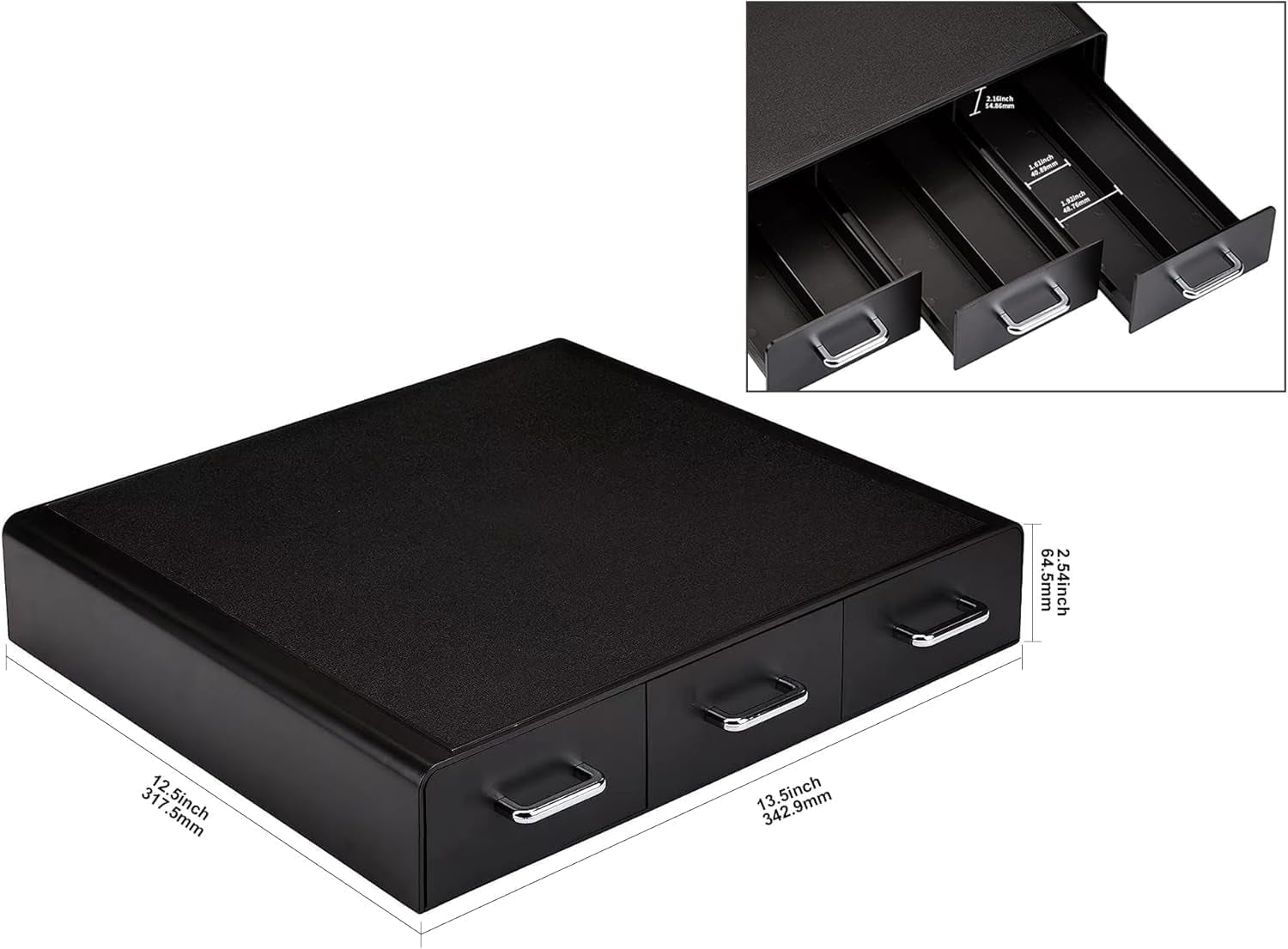 Coffee Pod Storage Organizer Drawer for K-Cup Pods, 36 Pod Capacity, Black