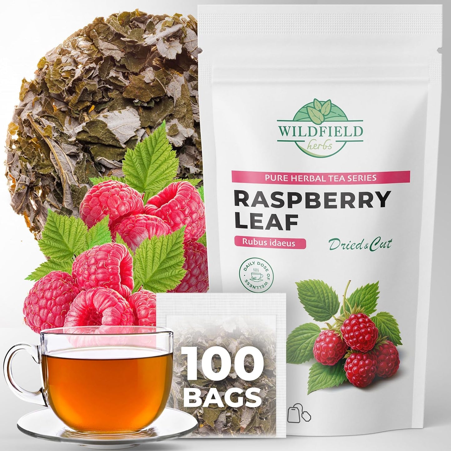 100 Bags Ginger Tea Bags Ginger Root Tea Dry Dried Herb (Zingiber Officinale) - 100 Count 1.5G Tea Bags Ginger Raíz De Jengibre TLBH