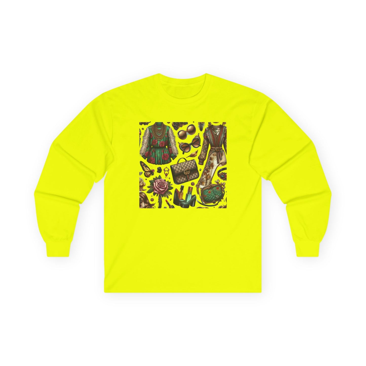 Bohemian Vibes Gucci-Inspired Unisex Ultra Cotton Long Sleeve Tee