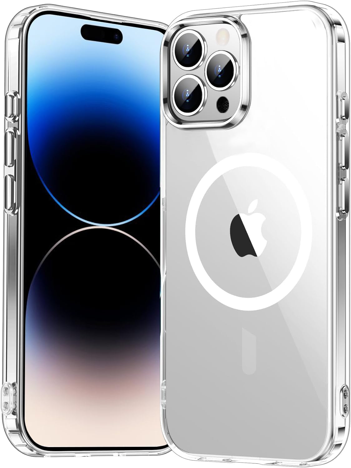 for Iphone 16E Case, [Compatible with Magsafe][Anti-Yellowing][Military-Grade Protection] Shockproof Slim Magnetic Phone Sleeve for Iphone 16E 6.1'', Clear