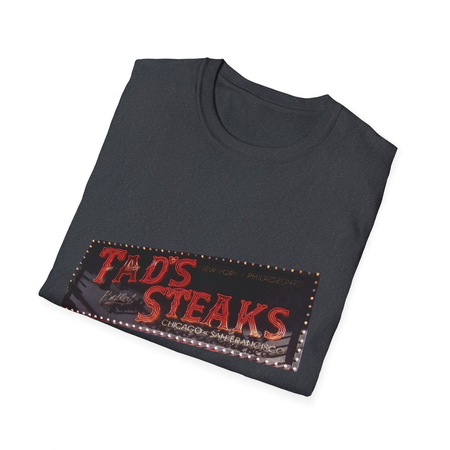 Tad's Steaks [gone] Times Square New York, NY Unisex Softstyle T-Shirt