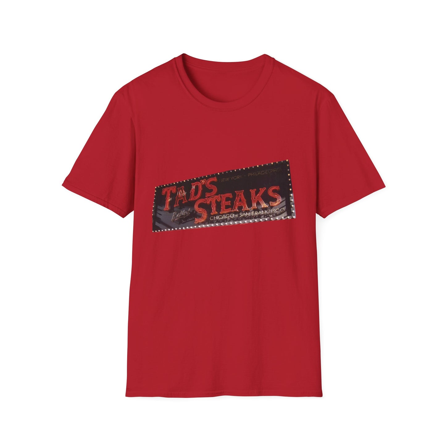 Tad's Steaks [gone] Times Square New York, NY Unisex Softstyle T-Shirt