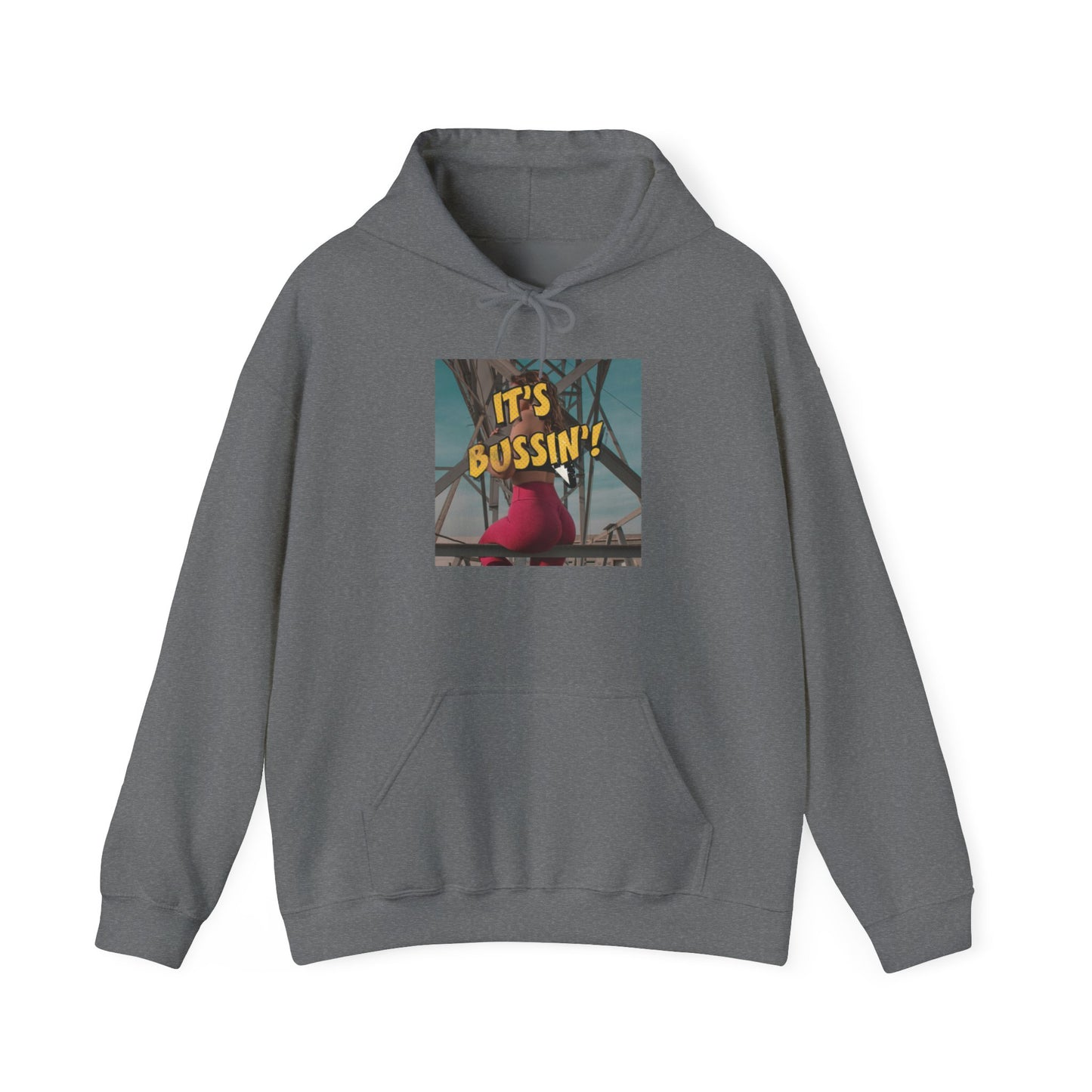 IT'S BUSSIN BOOTY Unisex Heavy Blend™ Hooded Sweatshirt