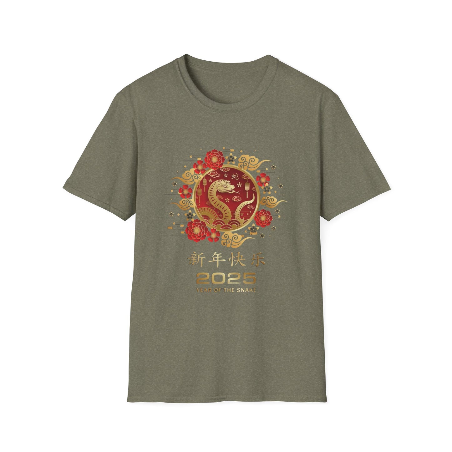 Year Of The Snake 2025 Lunar New Year Chinese Unisex T-Shirt