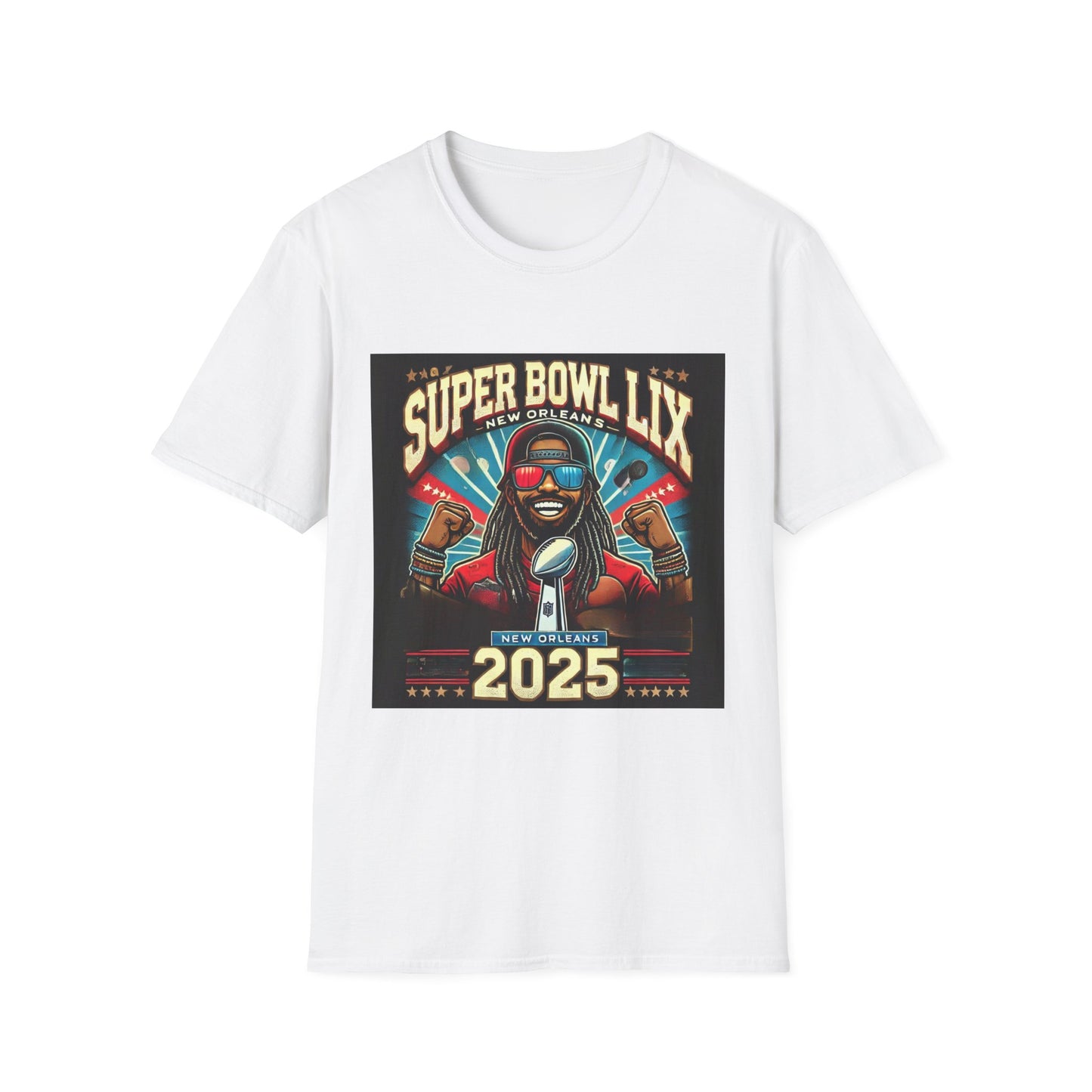 T-Shirt,Hoodie, !!! Super Bowl LIX New Orleans 2025 Unisex Softstyle T-Shirt