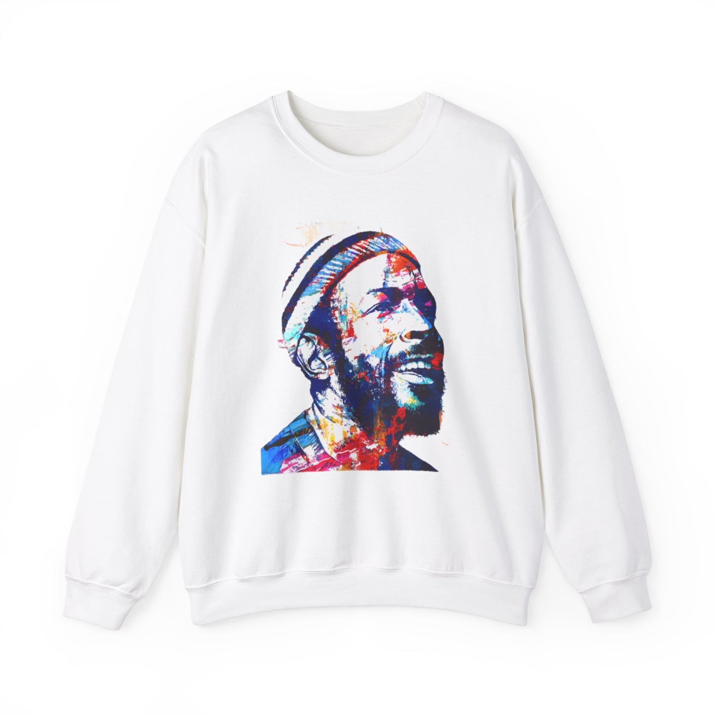 Marvin Gaye Abstract Paintings Unisex Heavy Blend™ Crewneck Sweatshirt