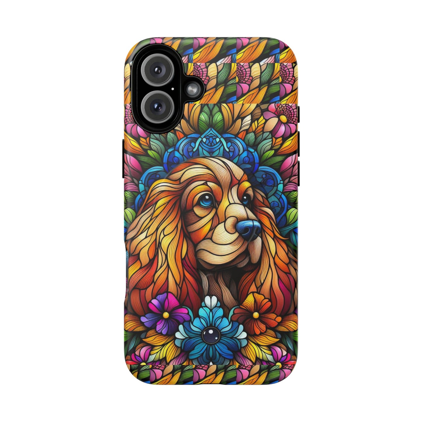 Dog Stained Glass Magnetic Cases