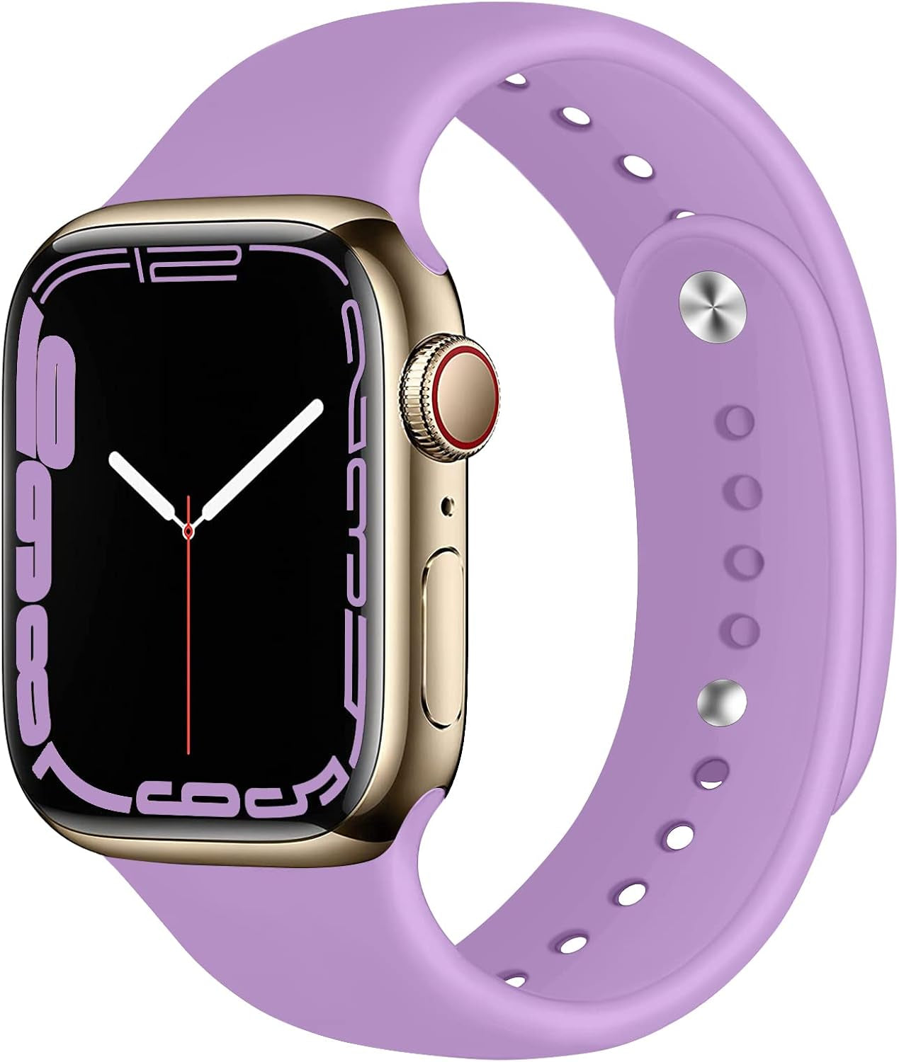 Sport Bands for Apple Watch Band 40Mm 44Mm 45Mm 49Mm 41Mm 38Mm 42Mm Women/Men,Soft Silicone Strap for Apple Watch Series 9,Ultra 2,8,Ultra,Se,7 6 5 4 3,Correa Iwatch Bands Wristband