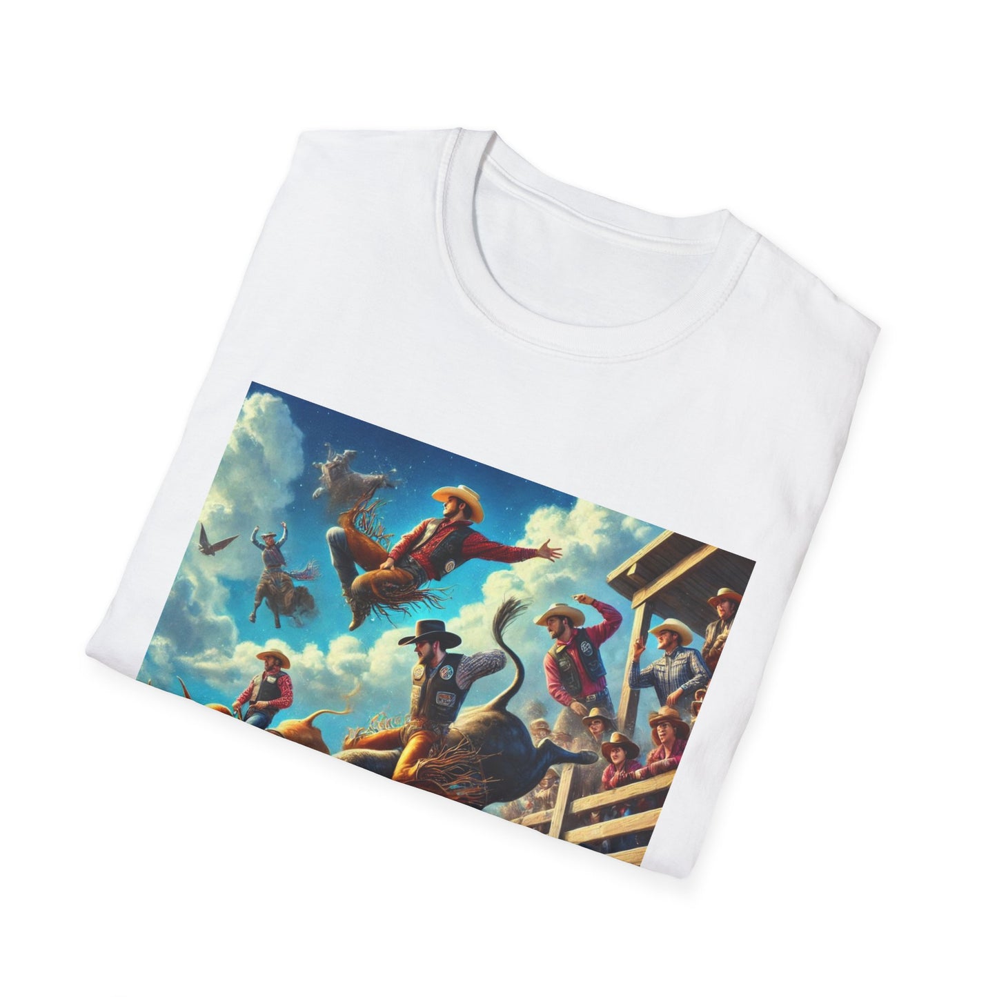 Bull Riders 2 Unisex Softstyle T-Shirt