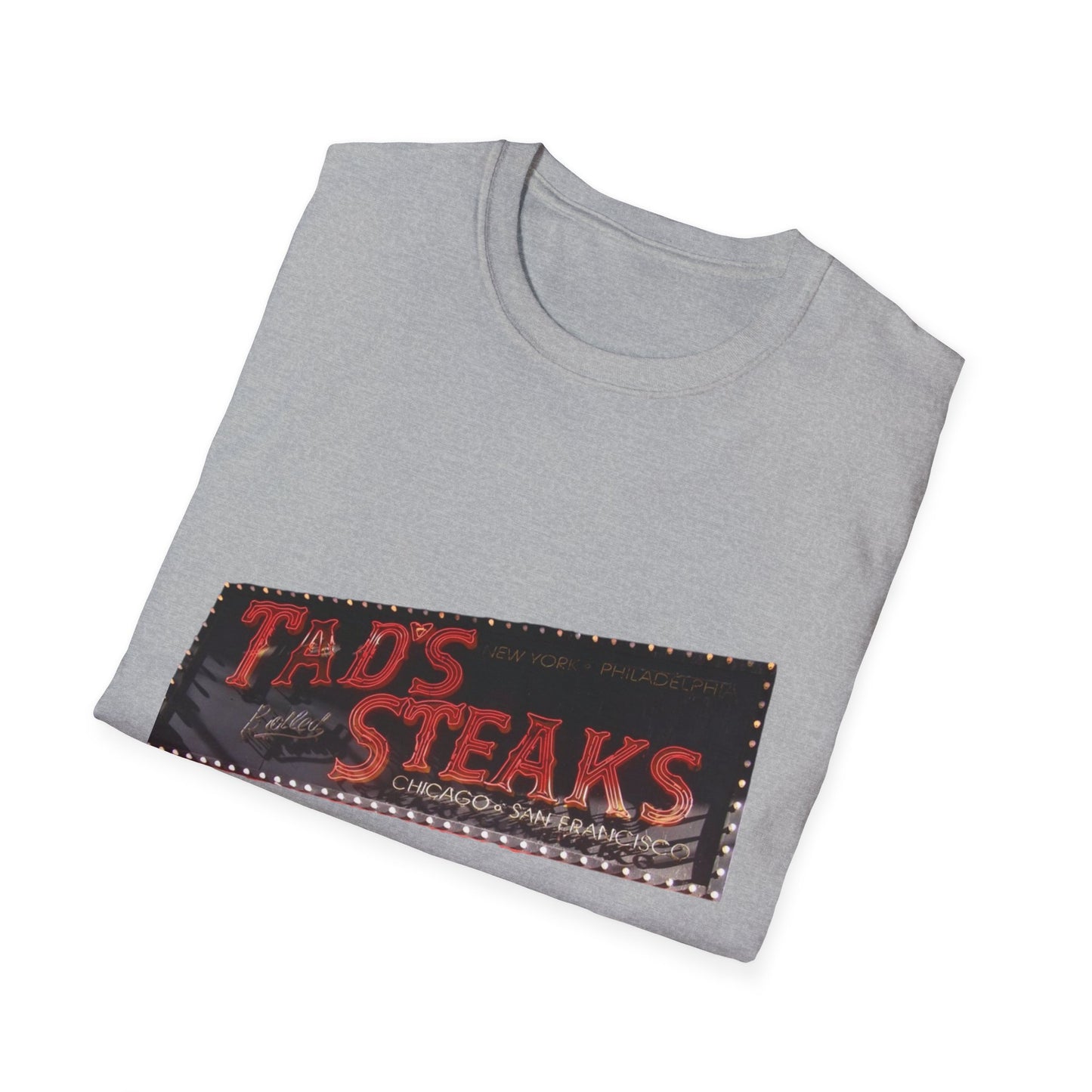 Tad's Steaks [gone] Times Square New York, NY Unisex Softstyle T-Shirt