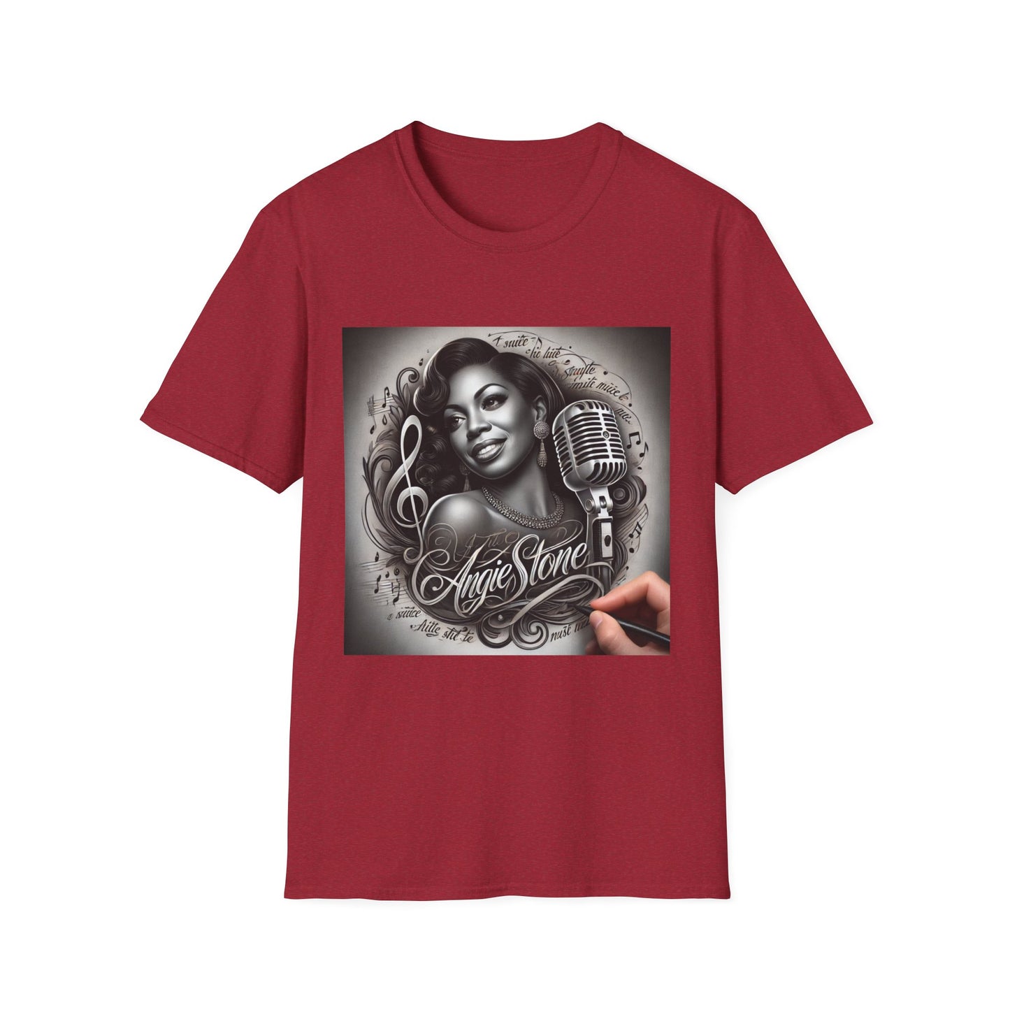 Angie Stone Music Tribute Unisex Softstyle T-Shirt