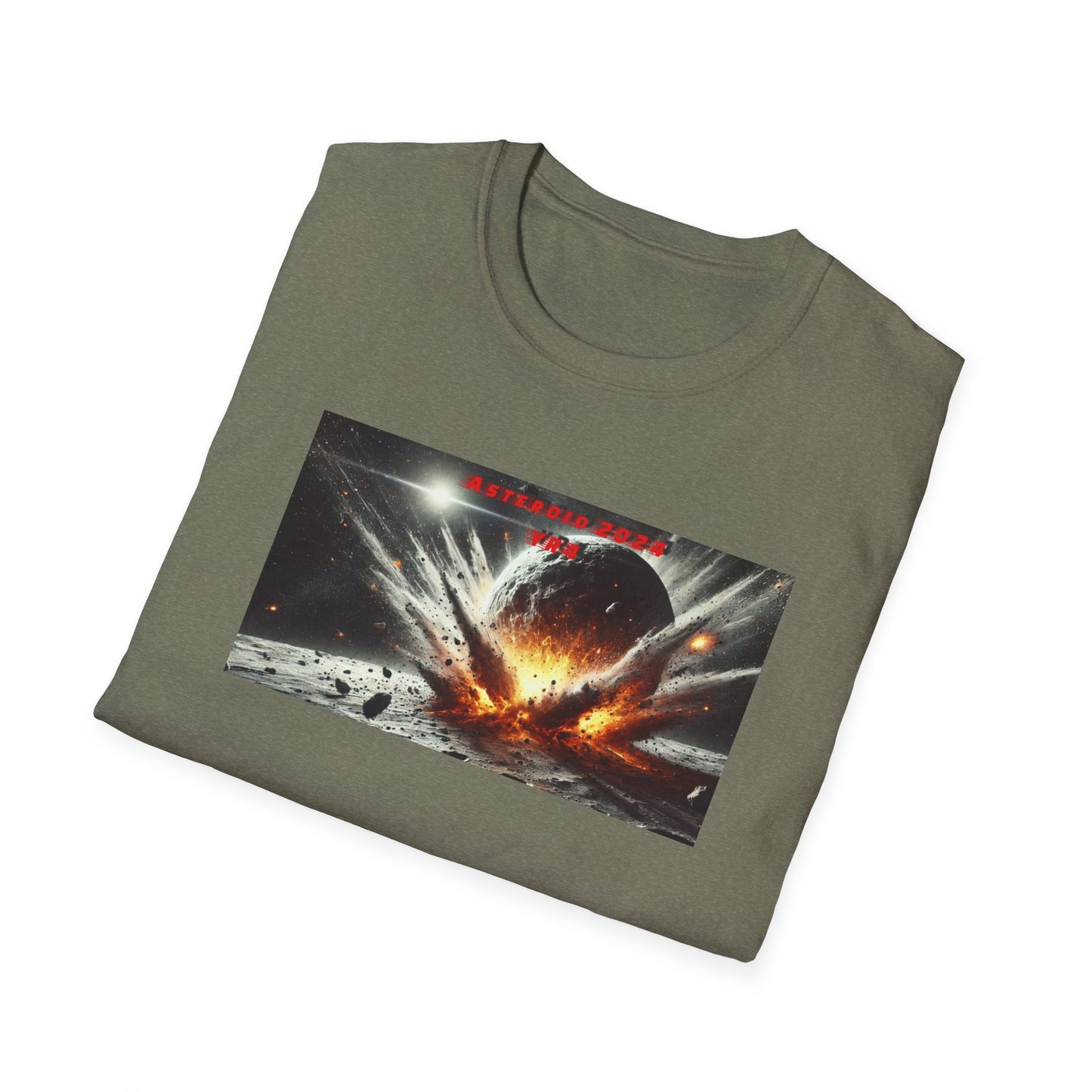 NASA Alert Asteroid 2024 YR4 May COLLIDE With The Moon  Unisex Softstyle T-Shirt