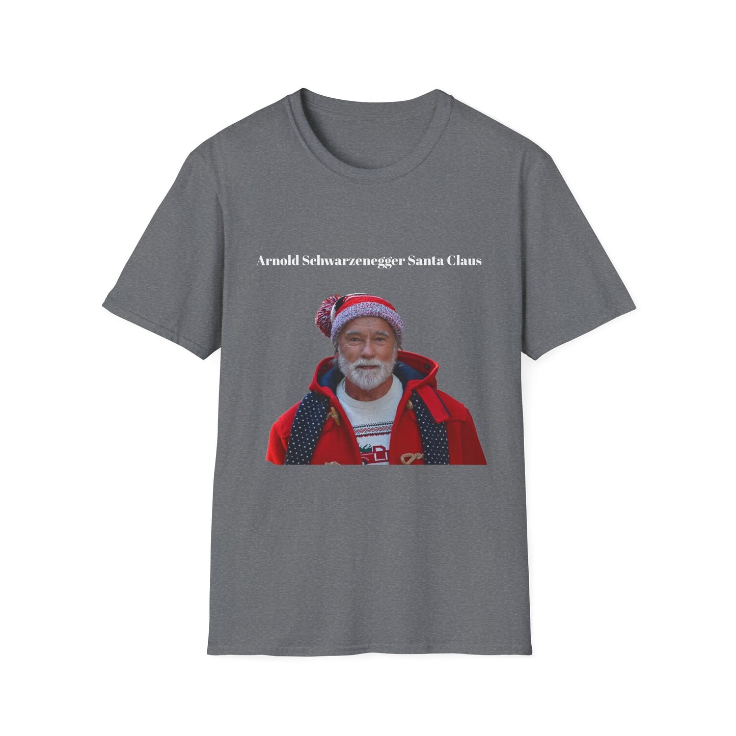 Arnold Schwarzenegger Santa Claus Unisex Softstyle T-Shirt