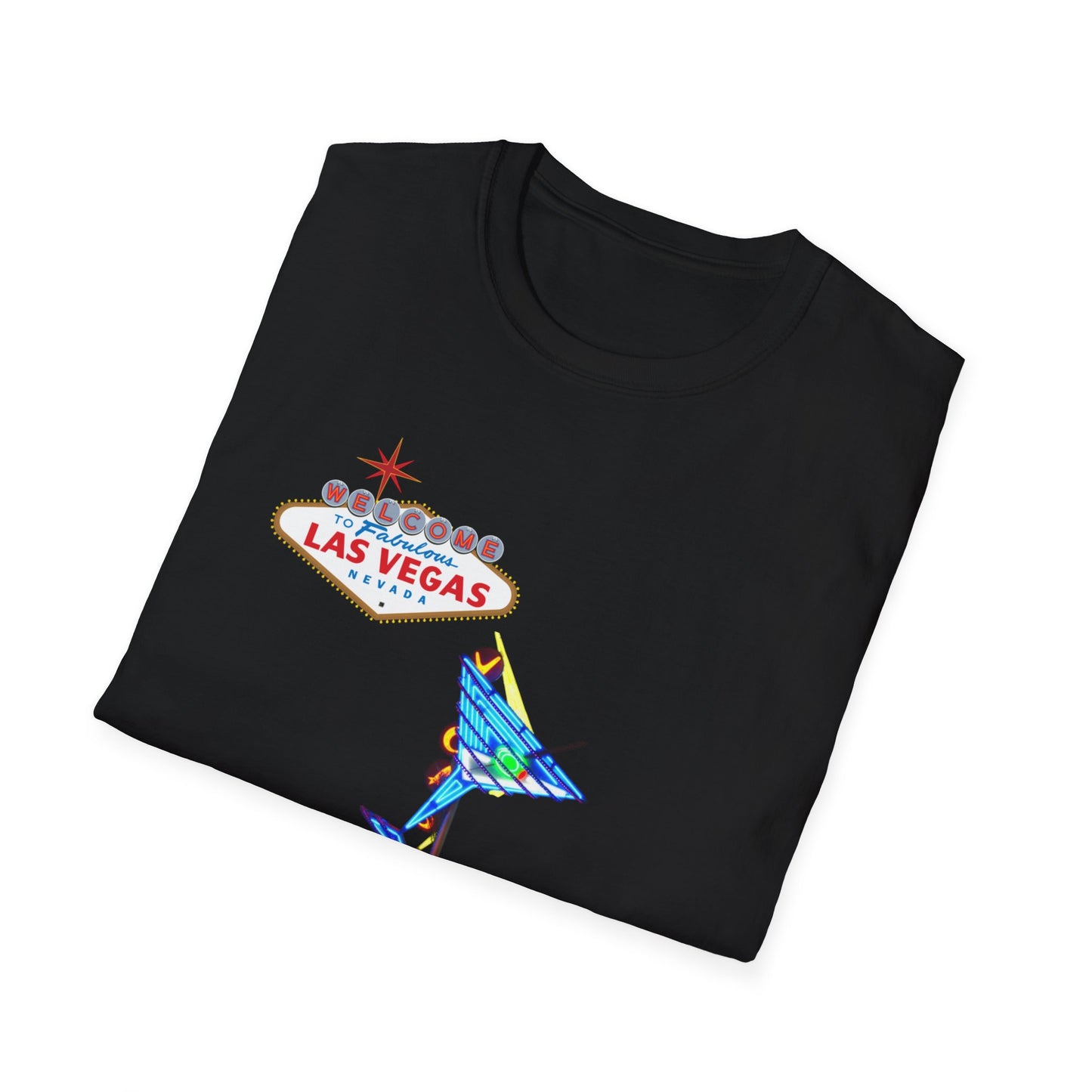 RETRO LAS VEGAS Fremont East Entertainment District Unisex Softstyle T-Shirt