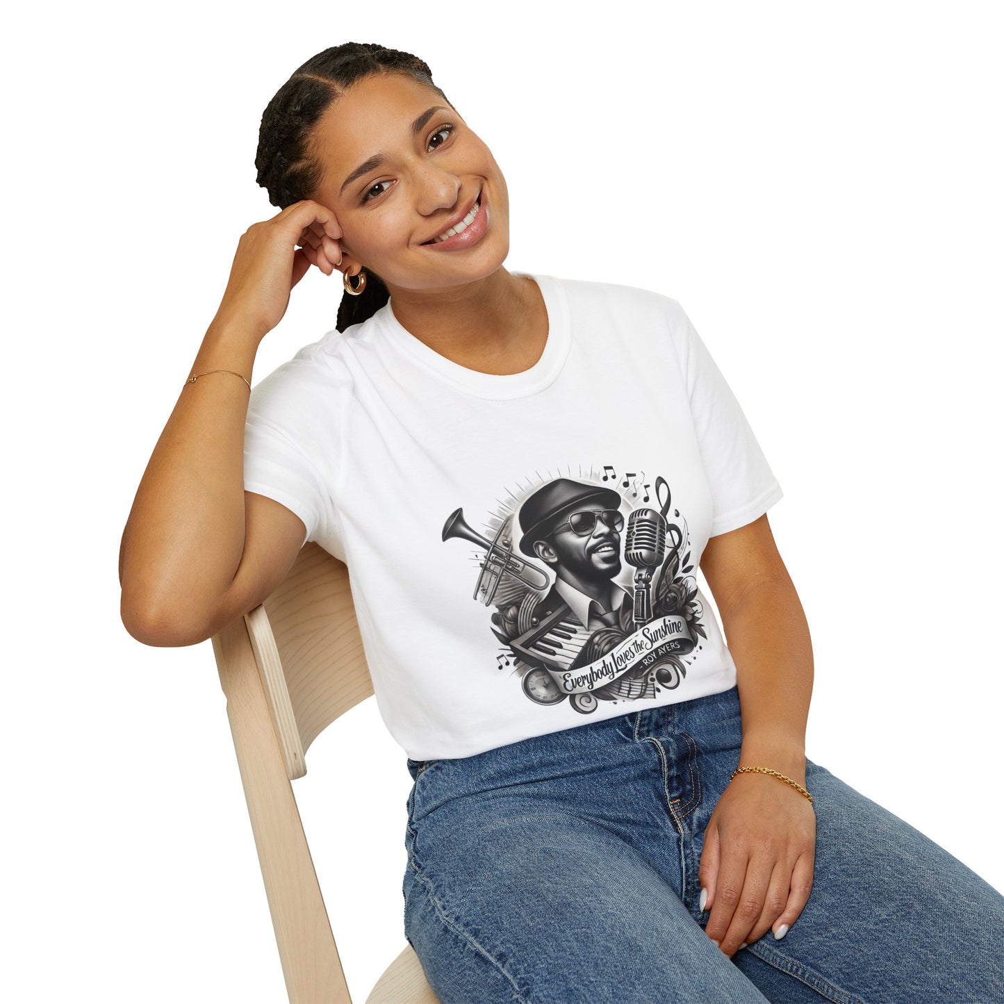 Roy Ayers Everybody Loves Sunshine Music T-Shirt | Unisex Softstyle Tee