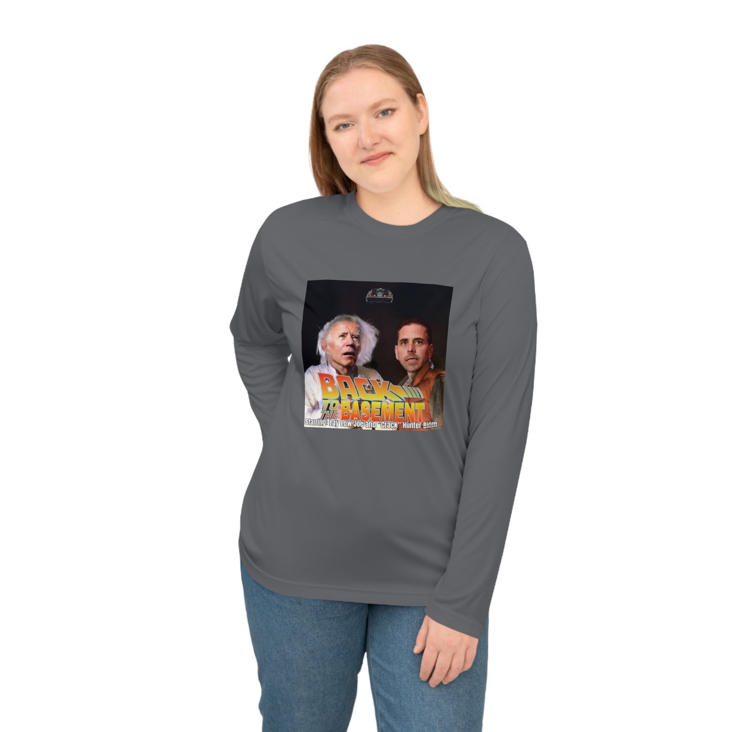 Long Sleeve Shirt - Hunter Biden Convicted Felon Pardon Back to the Basement