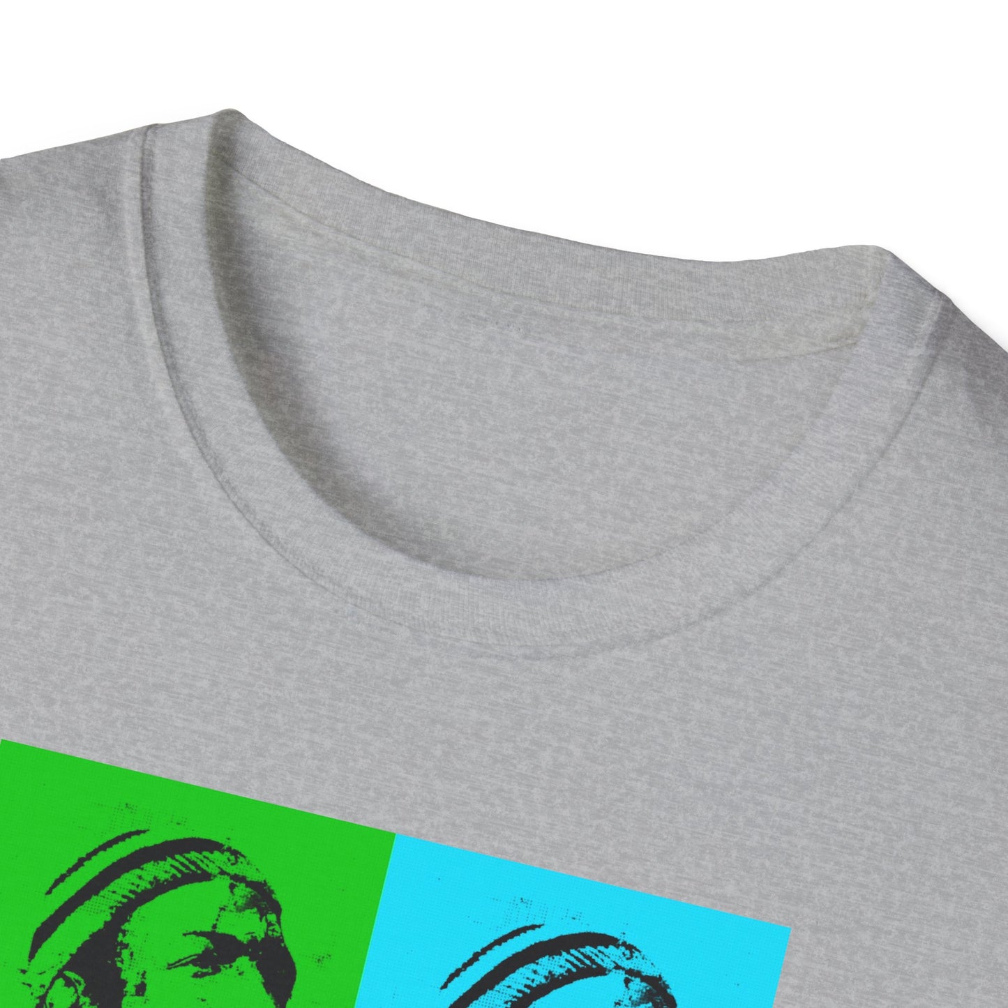 Marvin Gaye Abstract Paintings Andy Warhol Style Pop Art Unisex Soft style T-Shirt