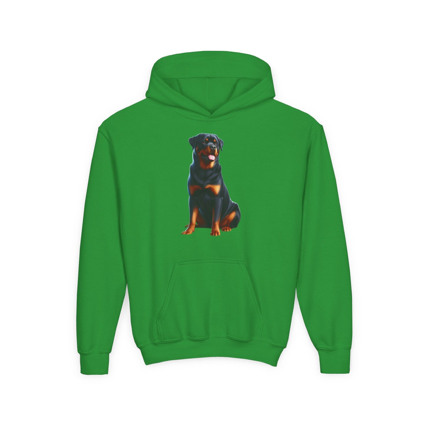 Rottweiler Youth Heavy Blend Hooded Sweatshirt