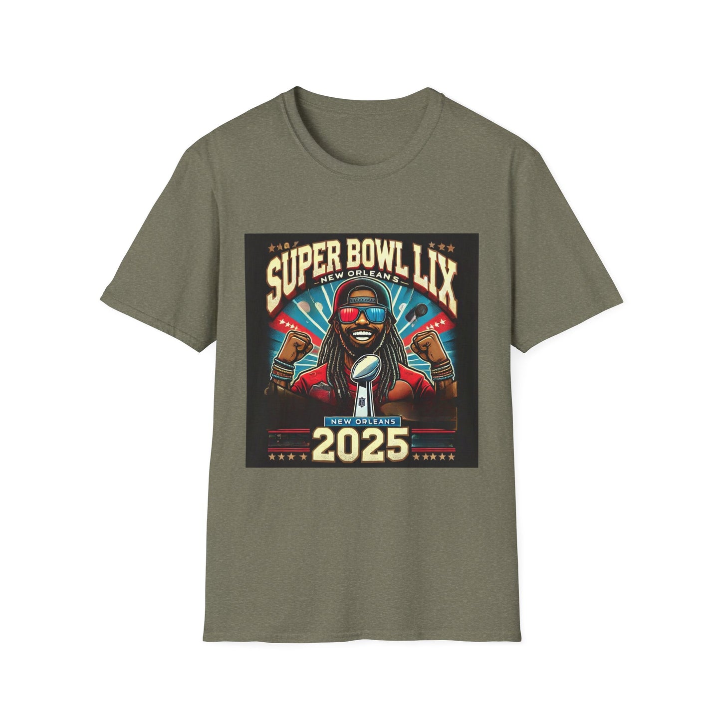T-Shirt,Hoodie, !!! Super Bowl LIX New Orleans 2025 Unisex Softstyle T-Shirt