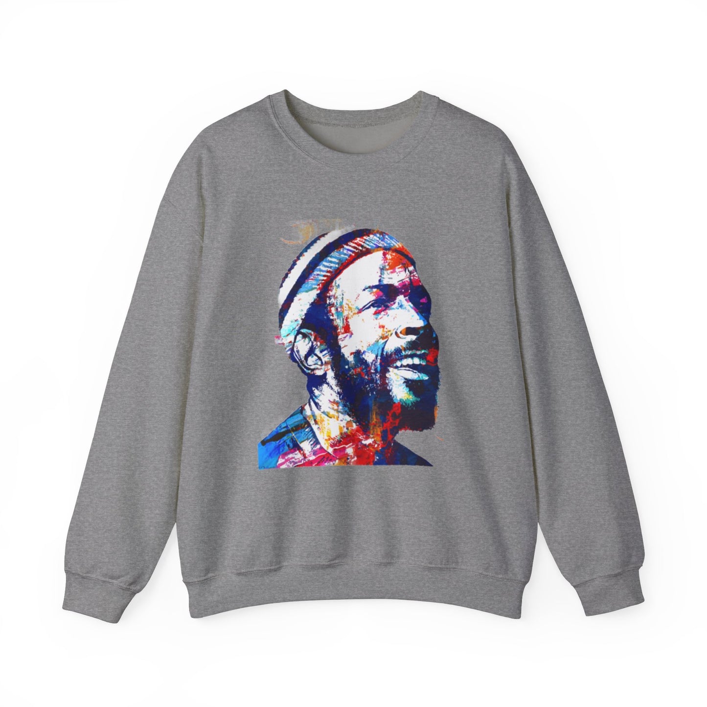 Marvin Gaye Abstract Paintings Unisex Heavy Blend™ Crewneck Sweatshirt
