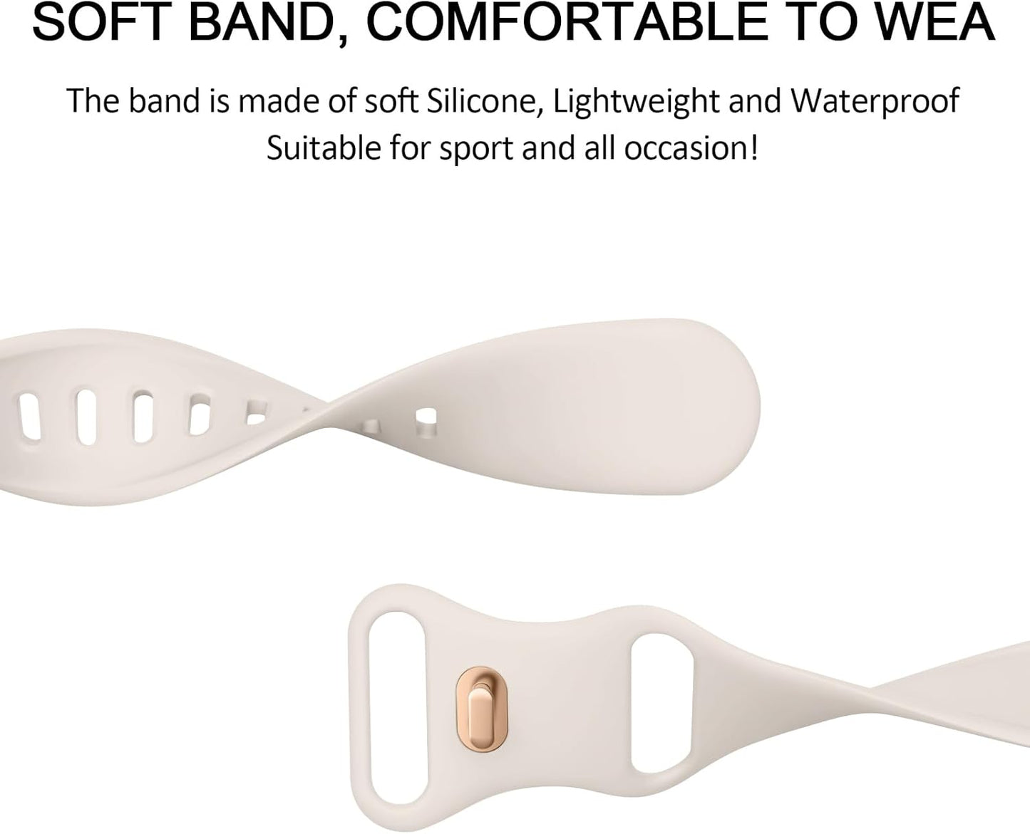 Bands Compatible with Samsung Galaxy Watch 6 Band 40Mm 44Mm, Samsung Galaxy Watch 6 Classic Bands 43Mm 47Mm, 20Mm Soft Silicone Sport Replacement Strap for Galaxy Watch 6 Band Women Men