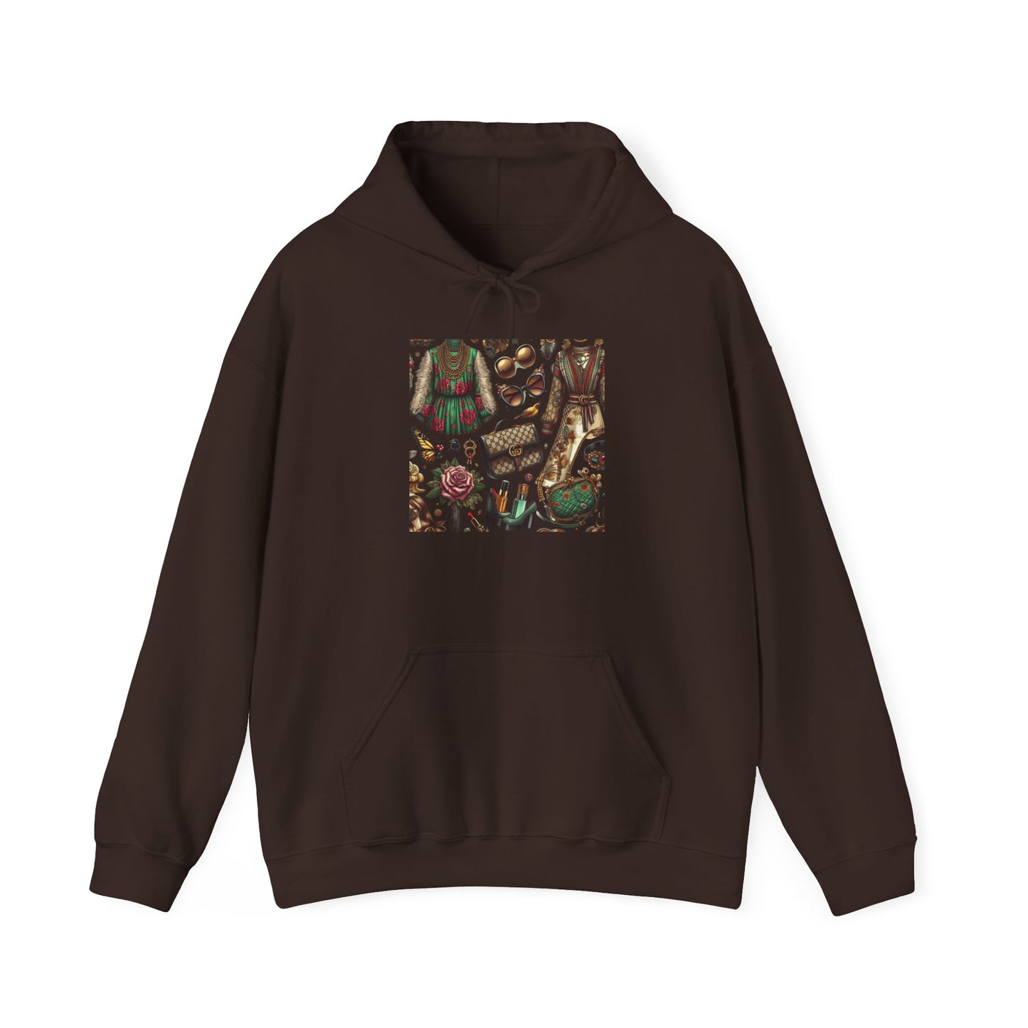 Vintage-Gucci Inspired Art Hoodie – Unisex Heavy Blend™ Hooded Sweatshirt