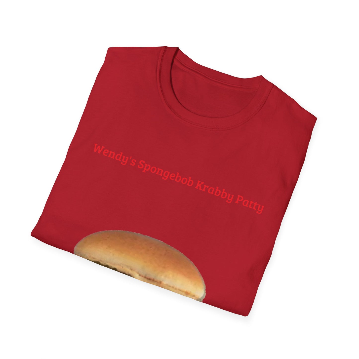 Wendy's Spongebob Krabby Patty Unisex Softstyle T-Shirt