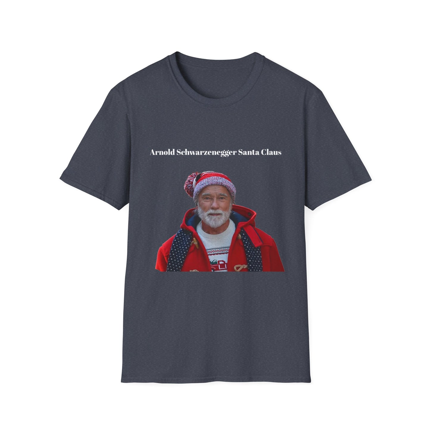 Arnold Schwarzenegger Santa Claus Unisex Softstyle T-Shirt