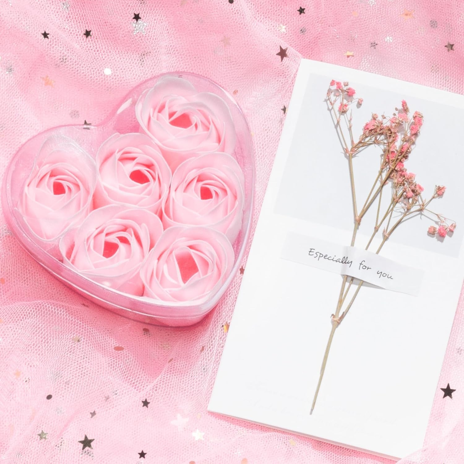 Birthday Gifts for Women Self Care Gifts Get Well Soon Gifts, Rose Relaxing Spa Gifts Basket Care Package W/ Luxury Flannel Blanket, Unique Valentines Day Gifts for Her Mom Friend Daughter Sister Wife