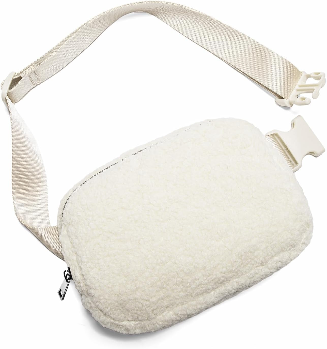 Belt Bag Fanny Pack Crossbody Bags with Initial Letter Patch Cute Stuff Birthday Gifts for Teenager Girls Cool Stuff for Teens Trendy Preppy Stuff for Teen Girls (Beige-A)