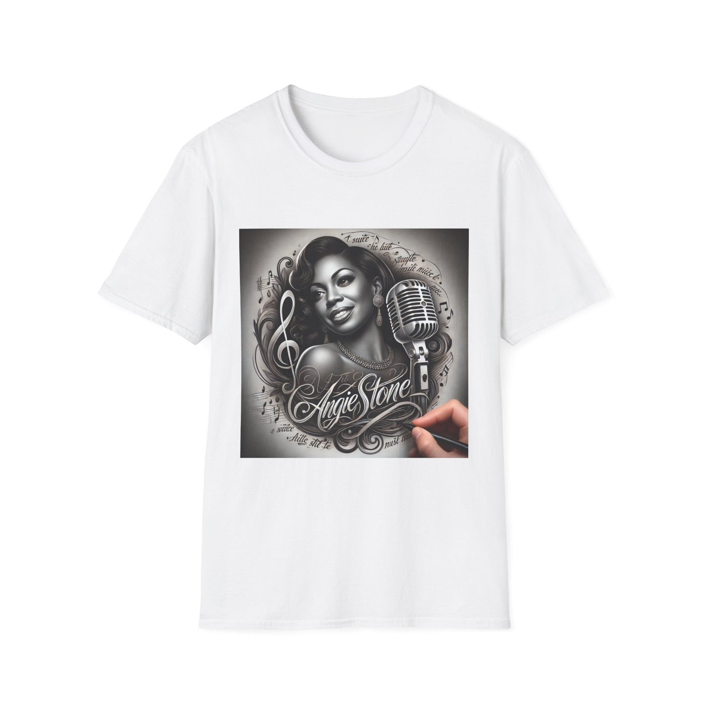 Angie Stone Music Tribute Unisex Softstyle T-Shirt