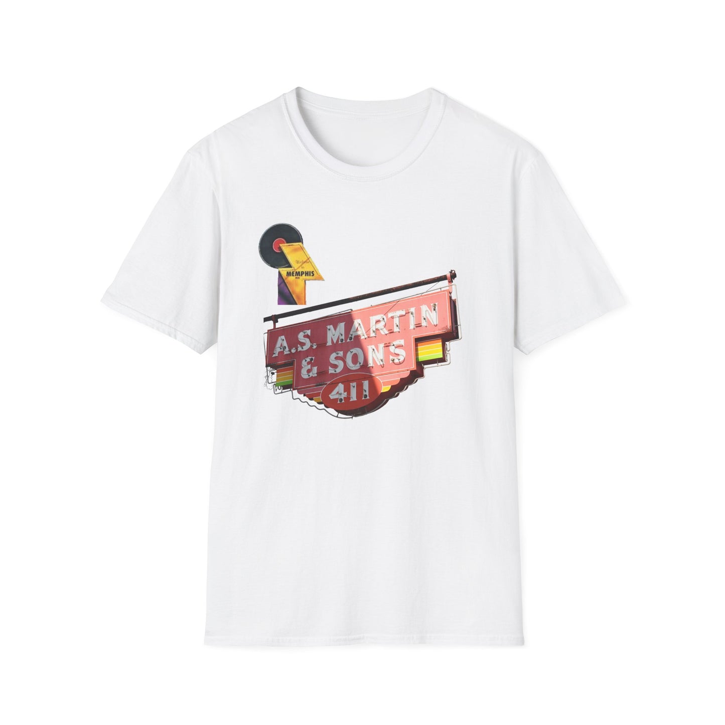 Retro Vintage A.S. Martin & Sons Memphis, TN Unisex Softstyle T-Shirt