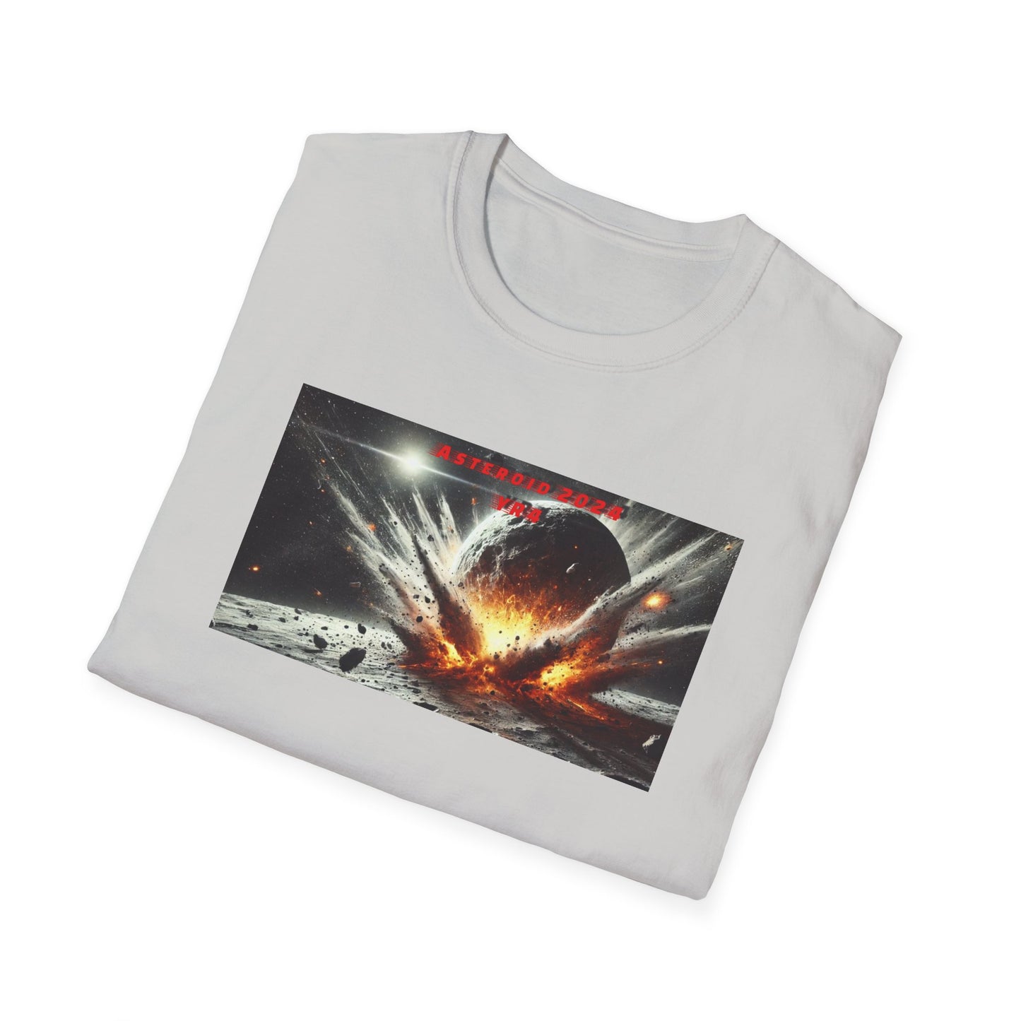 NASA Alert Asteroid 2024 YR4 May COLLIDE With The Moon  Unisex Softstyle T-Shirt