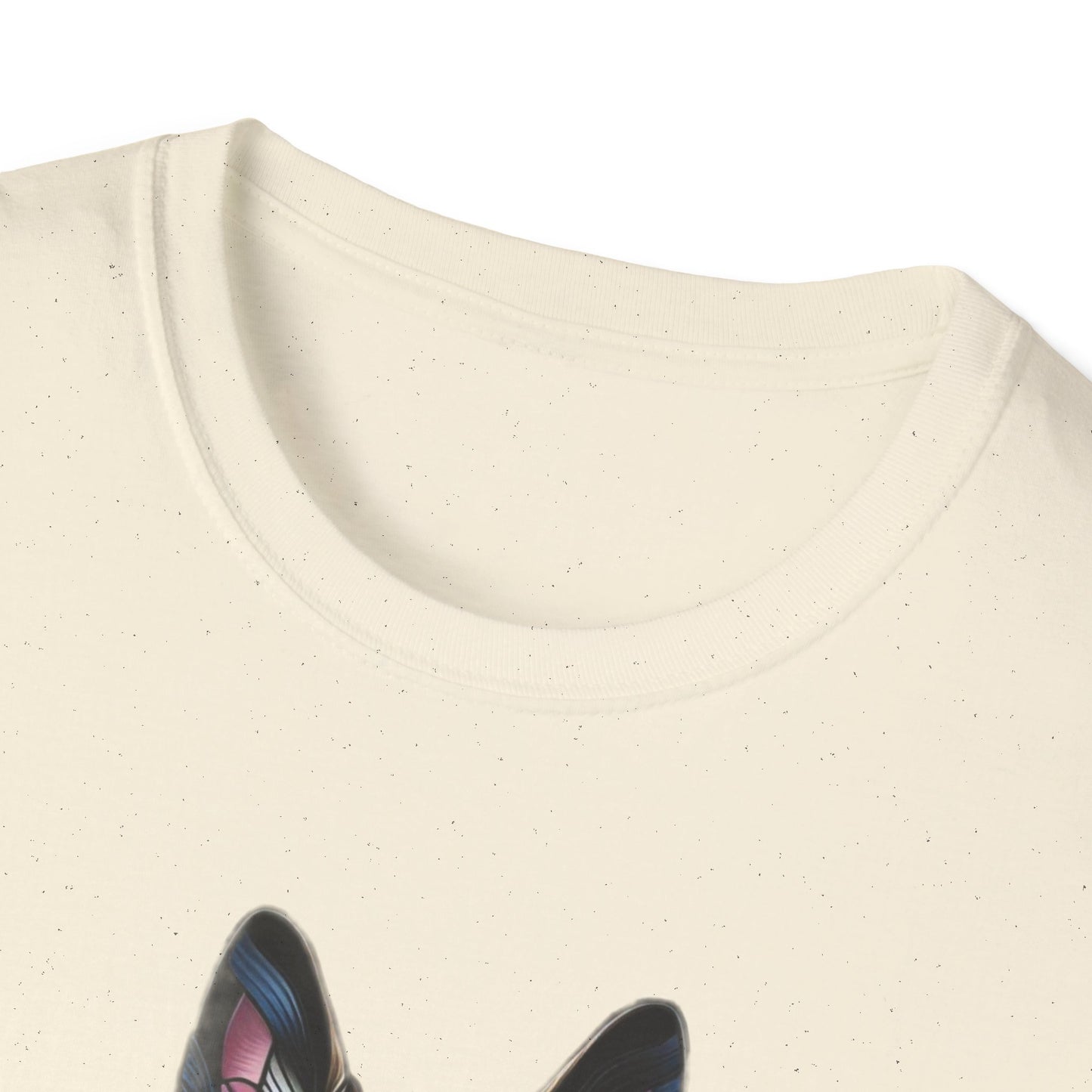 German Shepherd Stained Glass Unisex Softstyle T-Shirt