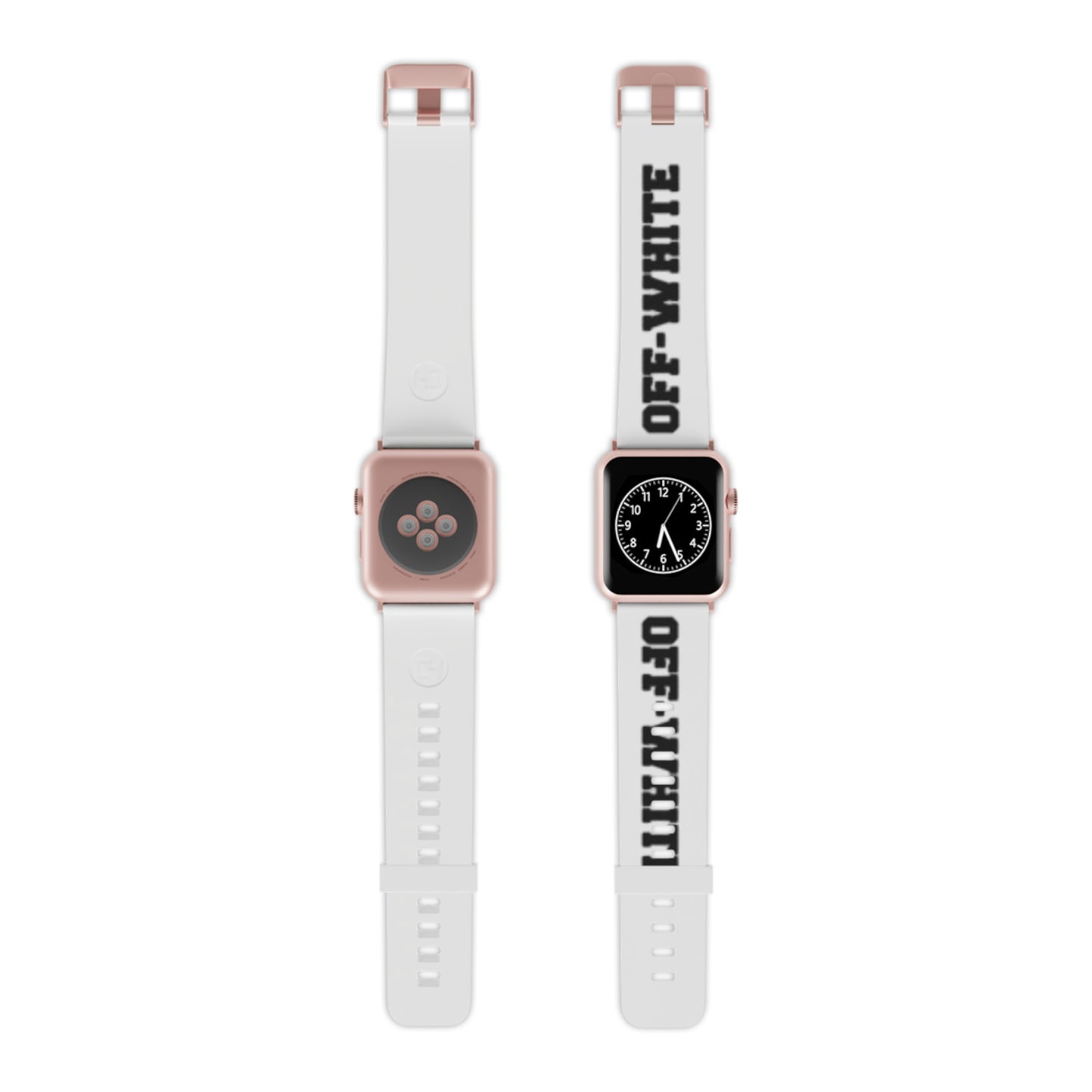 Stylish Off-White Inspired Apple Watch Band - Trendy Accessory for Fashion Enthusiasts