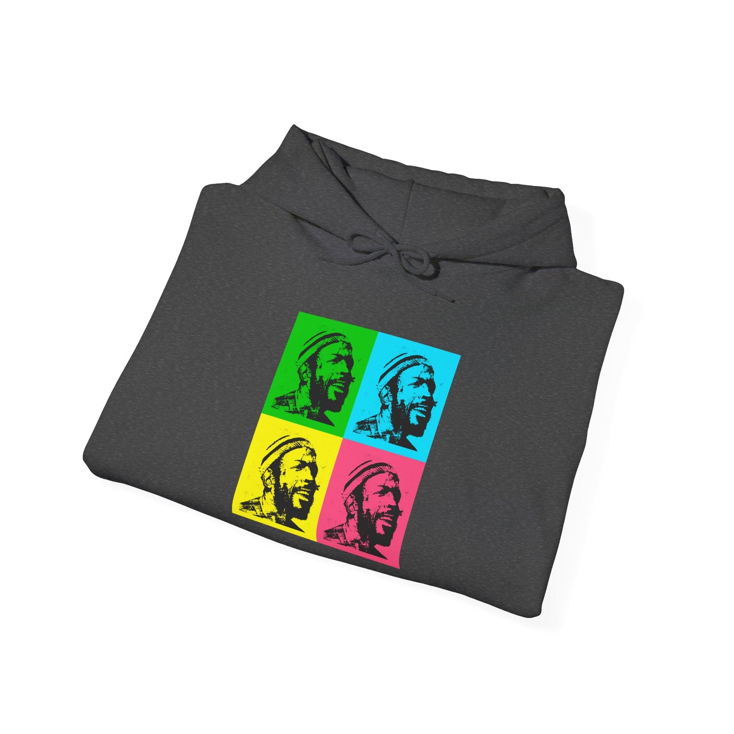Marvin Gay Andy Warhol Style Pop Art Unisex Heavy Blend™ Hooded Sweatshirt