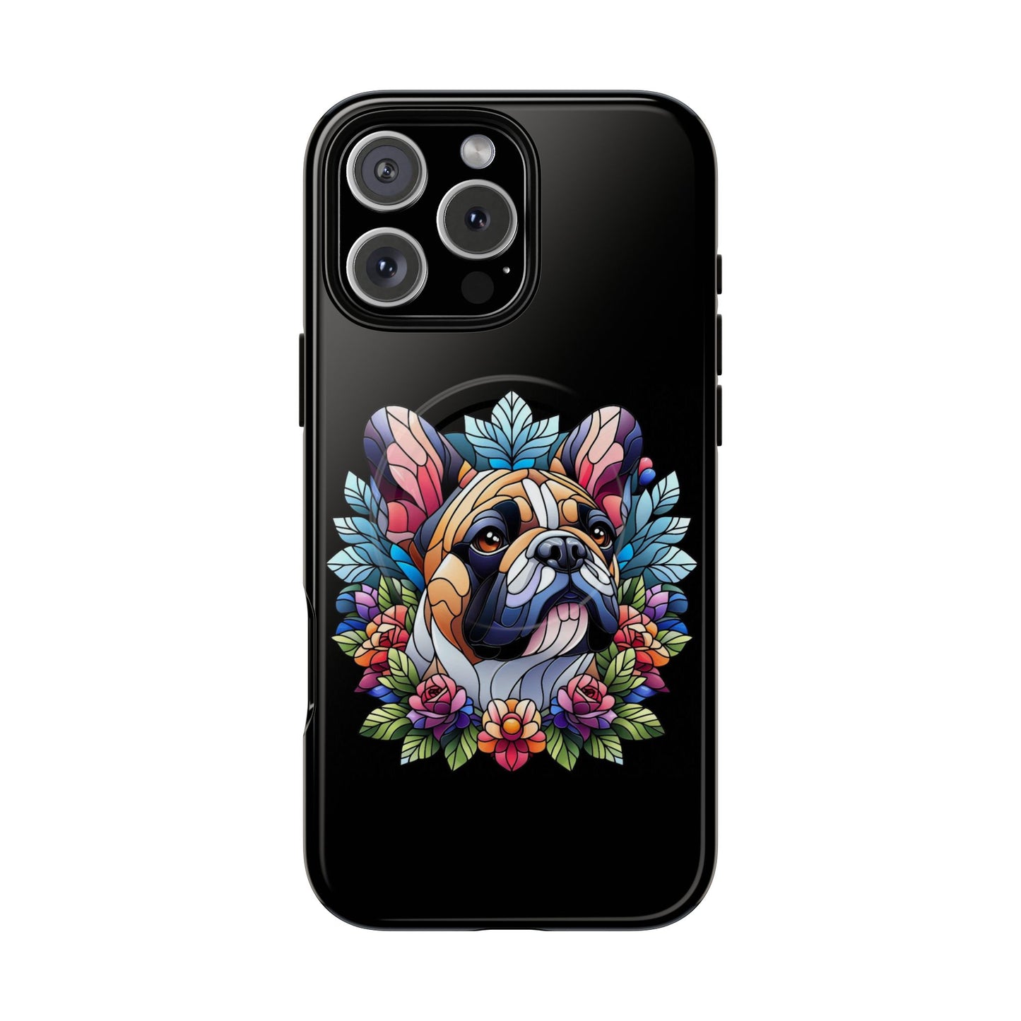 French Bulldog Stained Glass Tough Magnetic Cases