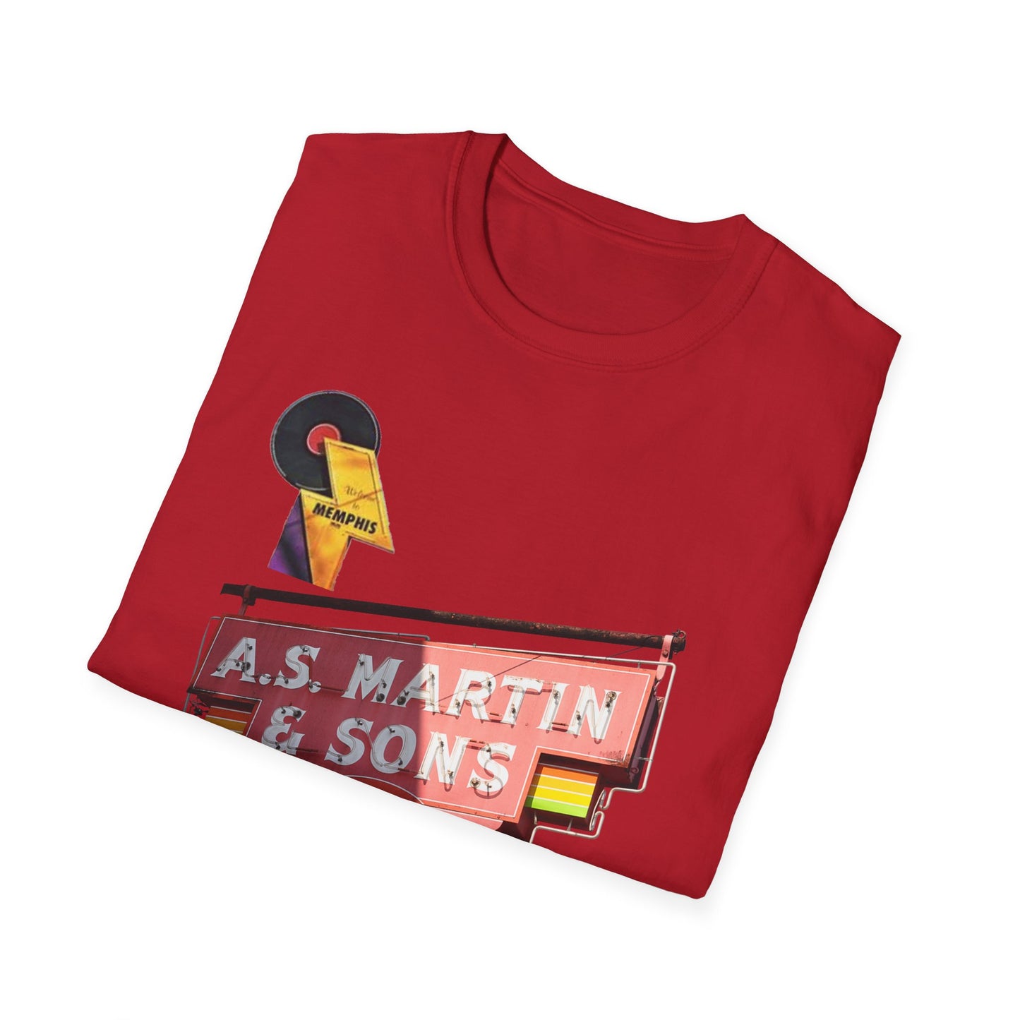 Retro Vintage A.S. Martin & Sons Memphis, TN Unisex Softstyle T-Shirt