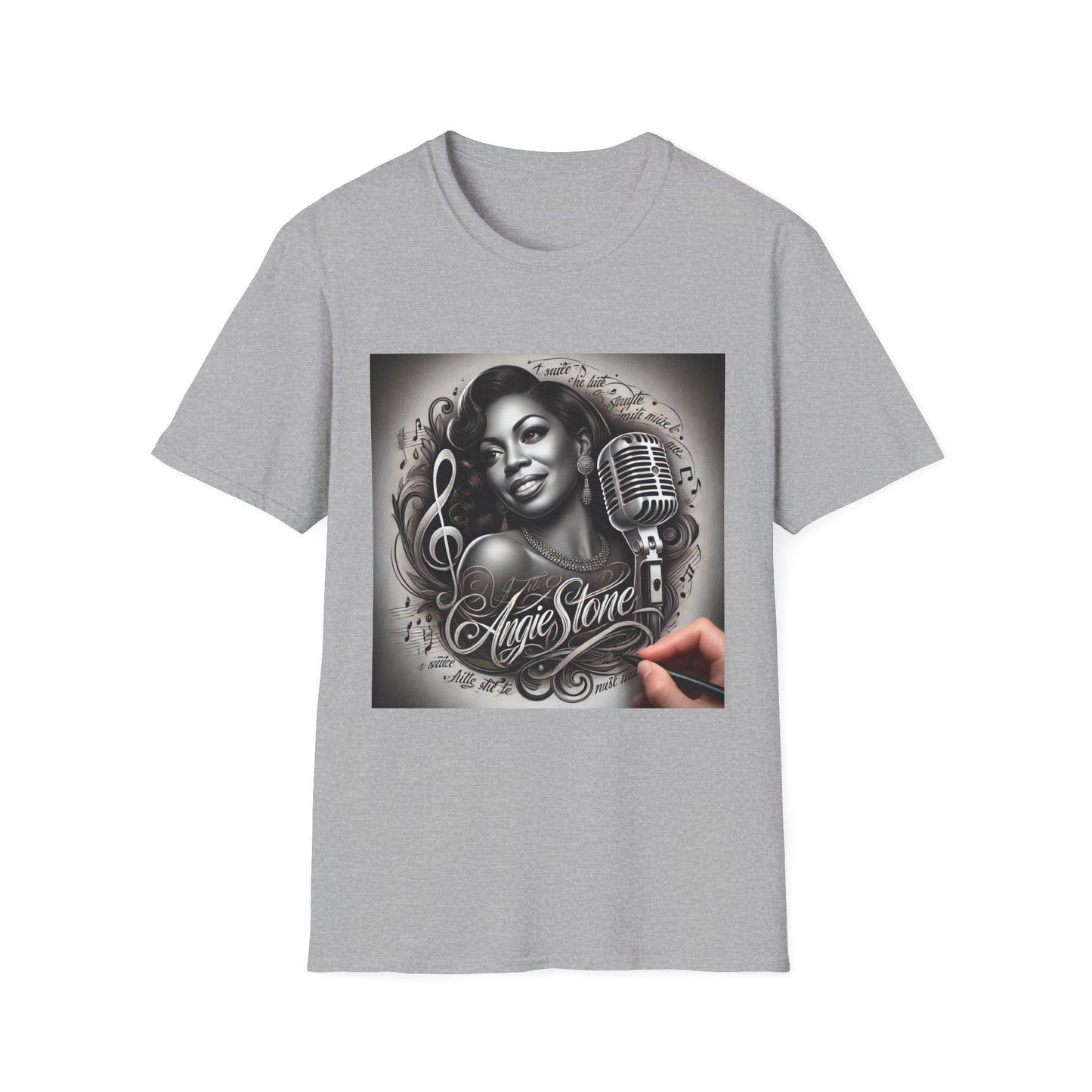 Angie Stone Music Tribute Unisex Softstyle T-Shirt
