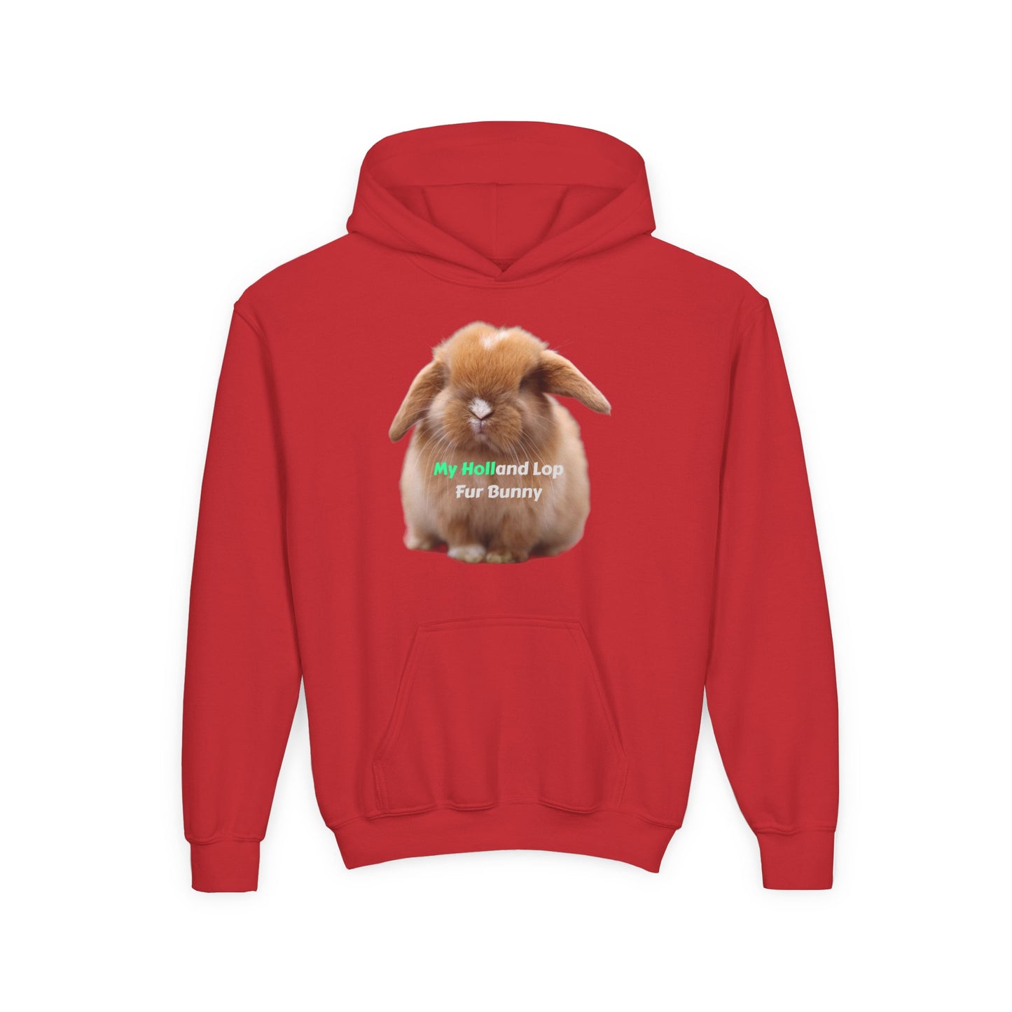 Holland Lop Youth Heavy Blend Hooded Sweatshirt