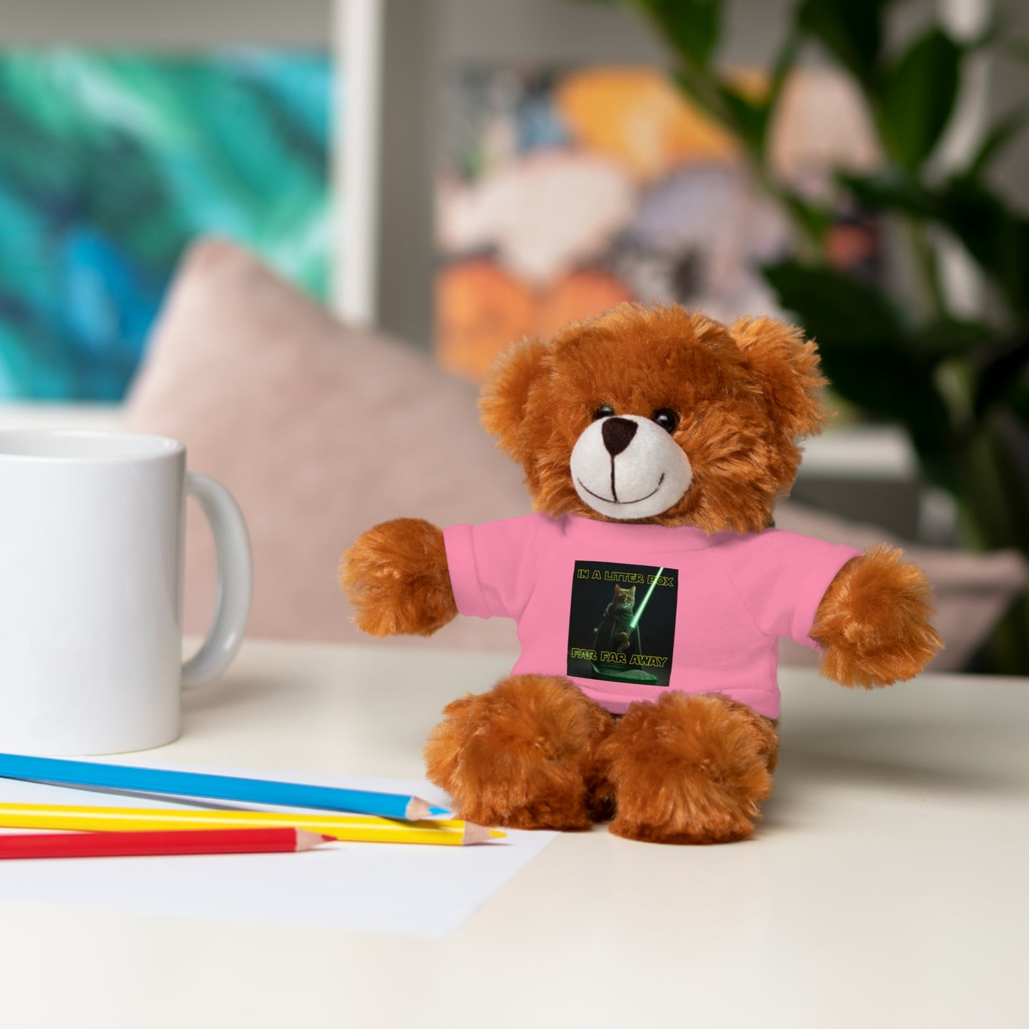 STAR WARS CAT IN A LITTER BOX FAR FAR AWAY Stuffed Animals with Tee