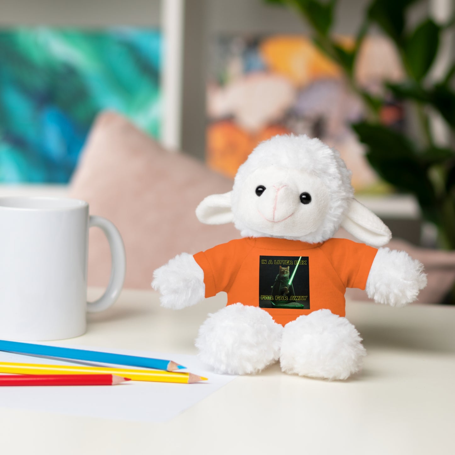 STAR WARS CAT IN A LITTER BOX FAR FAR AWAY Stuffed Animals with Tee