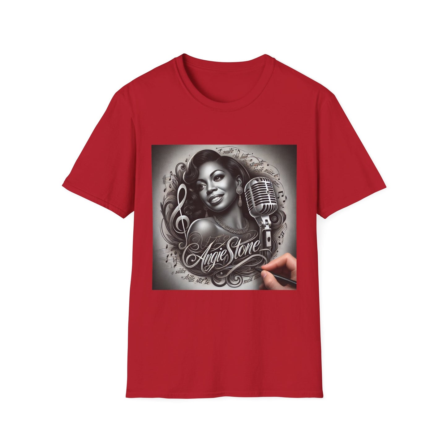Angie Stone Music Tribute Unisex Softstyle T-Shirt