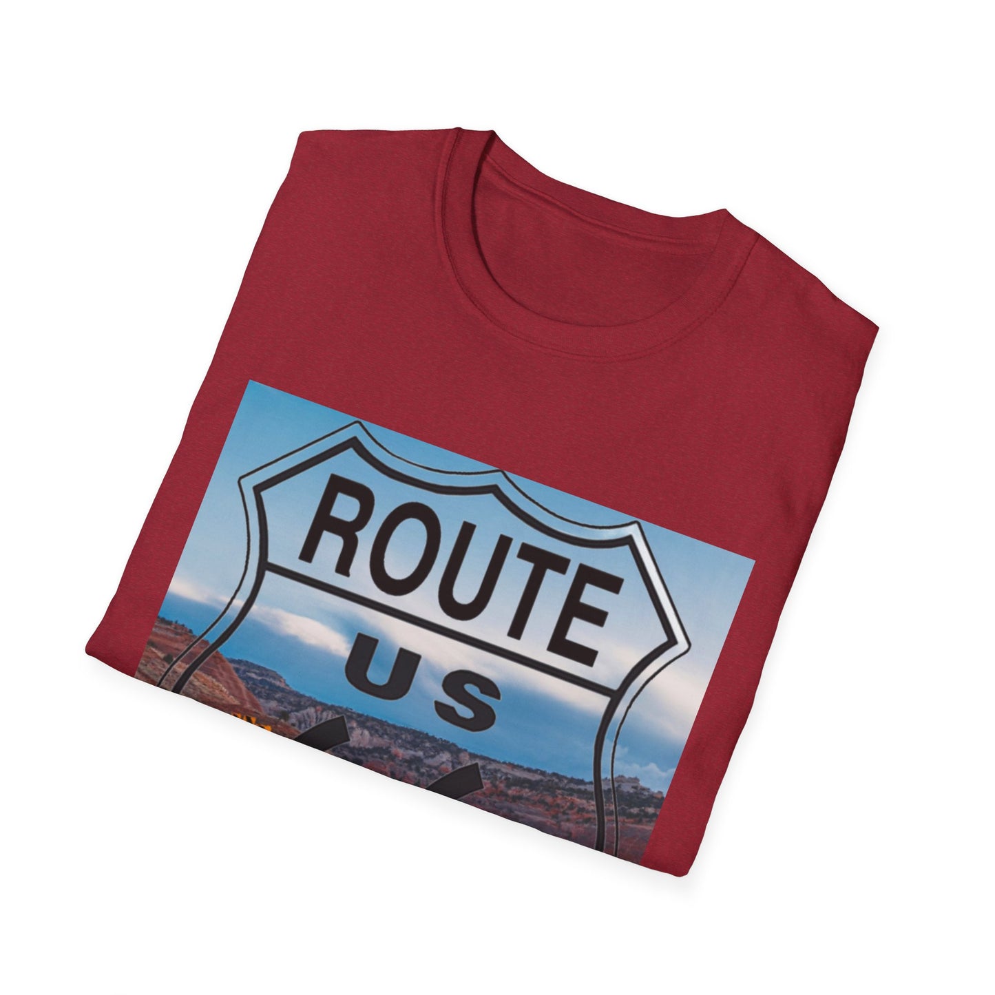 ROUTE 66 HIGHWAY T-Shirt - Retro Travel Tee