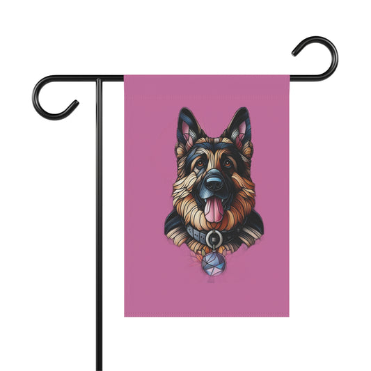 Custom German Shepherd Garden Banner - Colorful Pet Decor