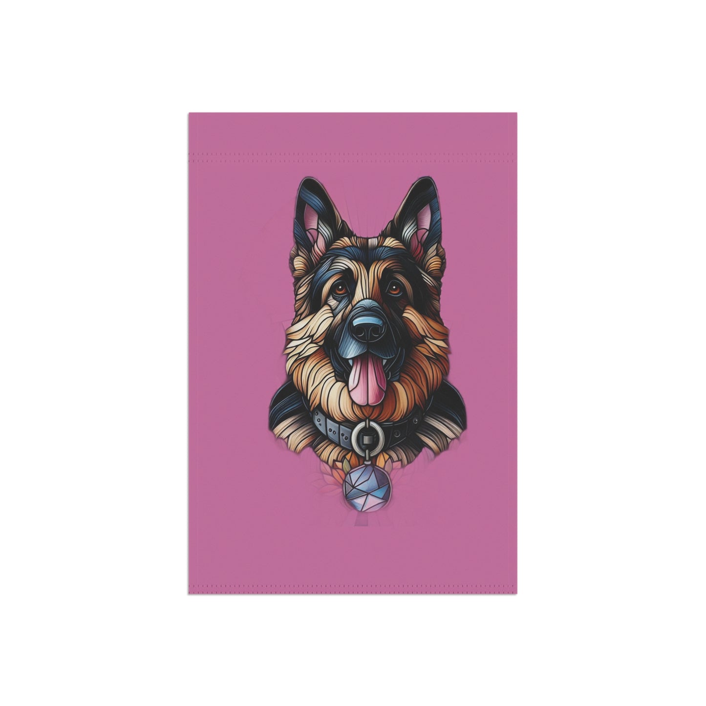 Custom German Shepherd Garden Banner - Colorful Pet Decor