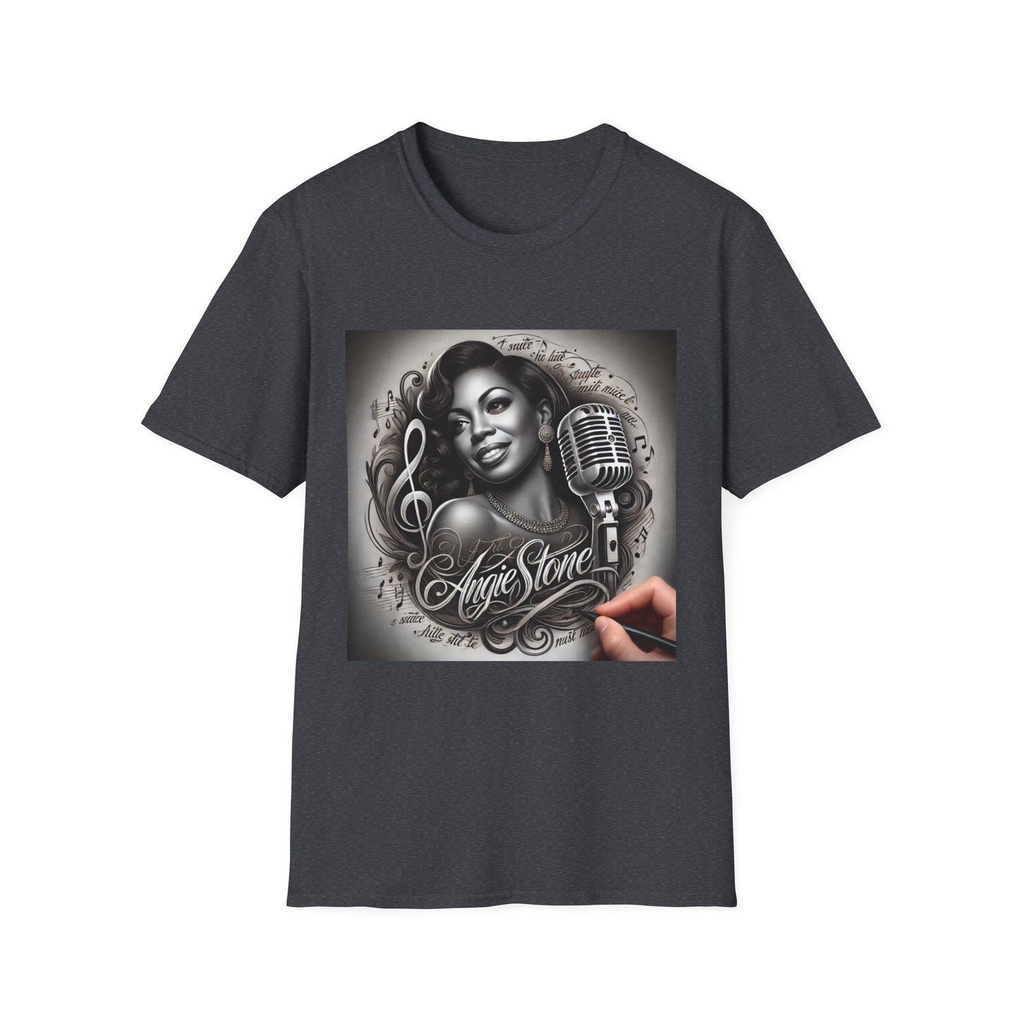 Angie Stone Music Tribute Unisex Softstyle T-Shirt