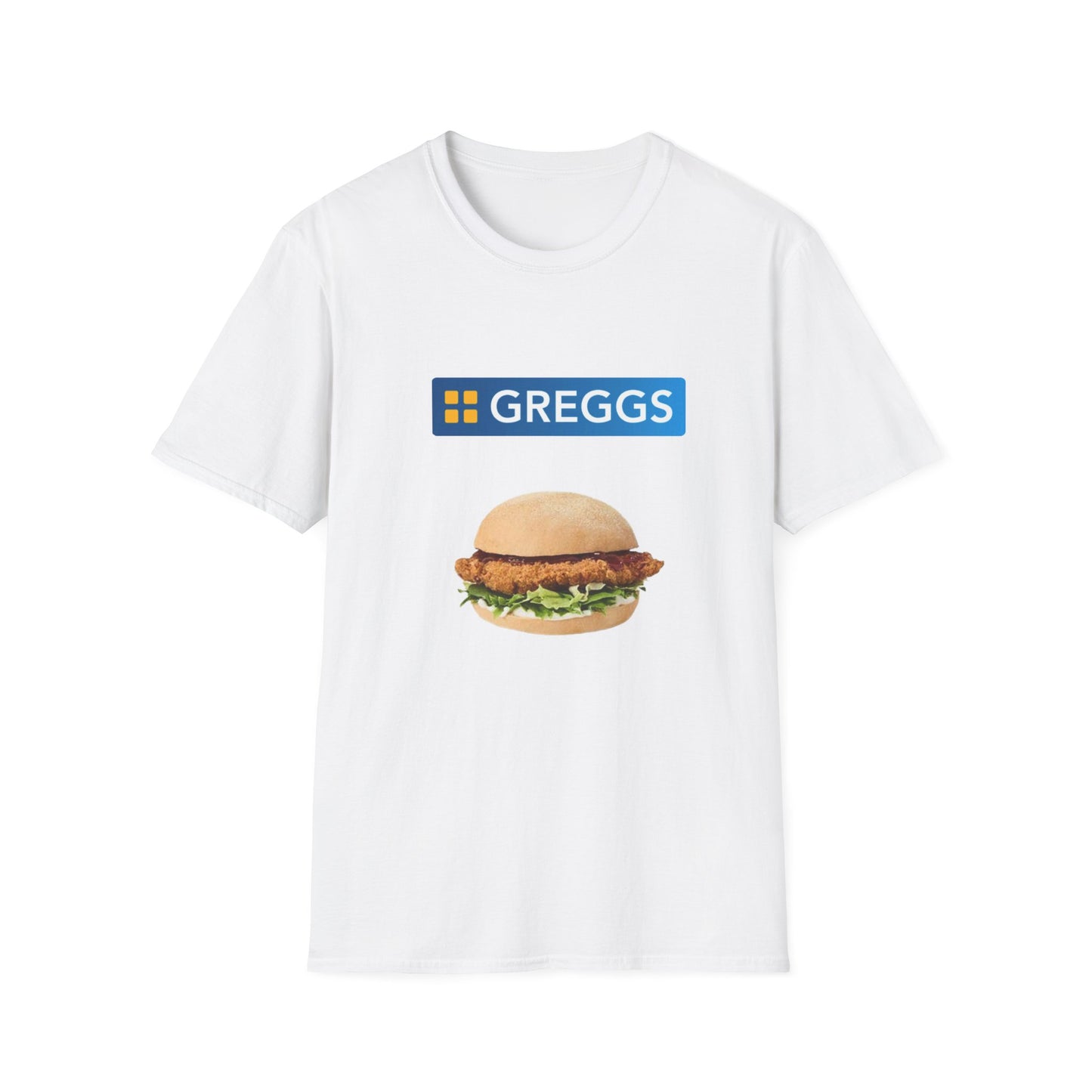 GREGGS Chicken Burger T-Shirt - Unisex Softstyle