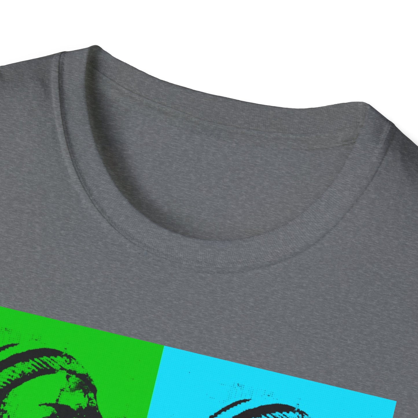 Marvin Gaye Abstract Paintings Andy Warhol Style Pop Art Unisex Soft style T-Shirt