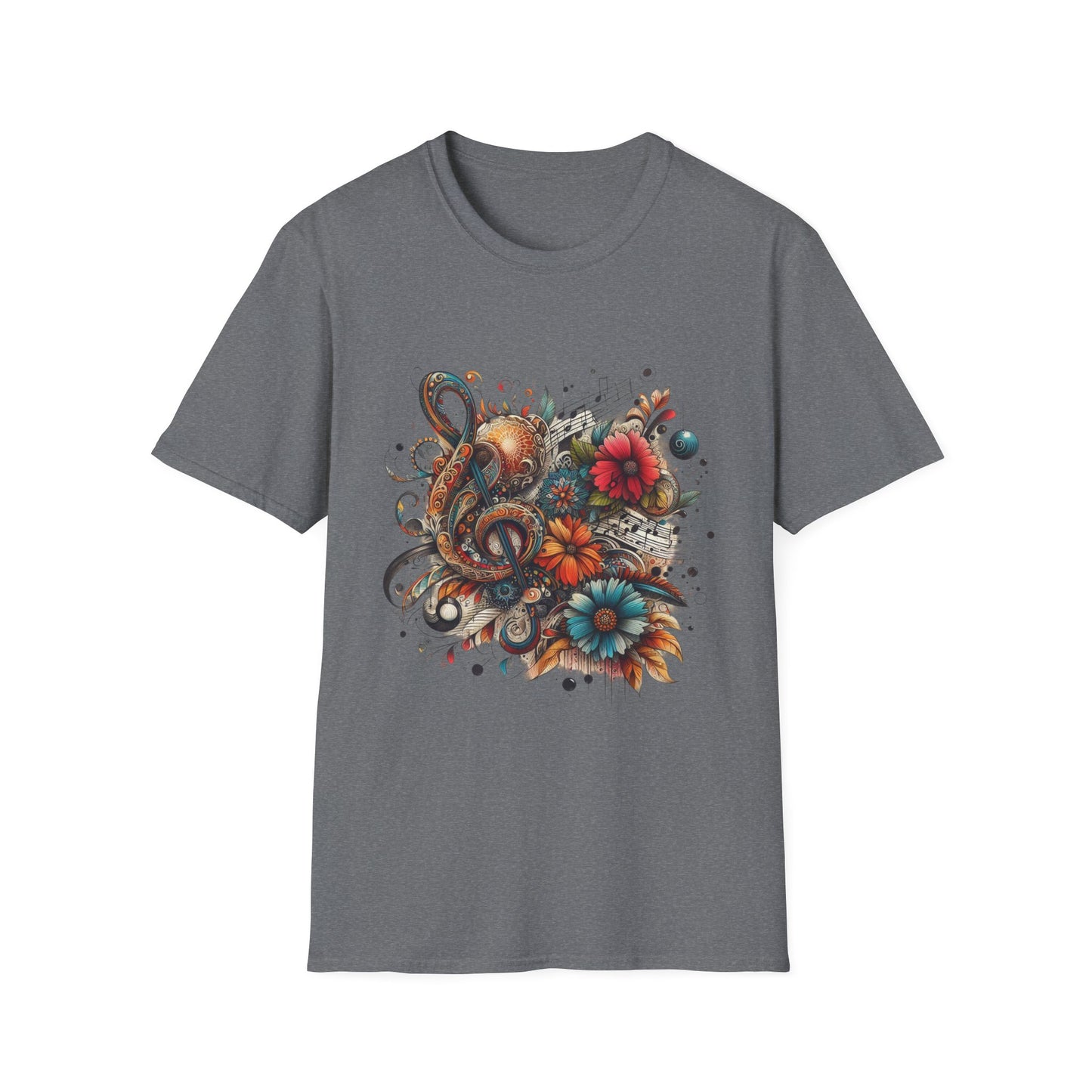 Angie Stone inspired Colorful Artistic Floral Unisex T-Shirt - Graphic Tee for Art Lovers